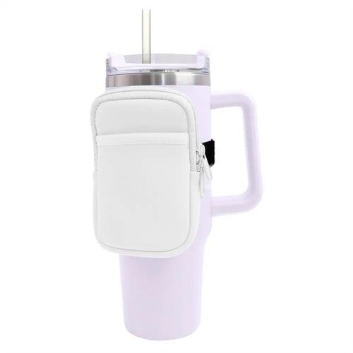 Neoprene Water Bottle Holder for Stanley Quencher 40oz & 20oz - Insulated Sleeve for Adventure, Hiking, Gym & Outdoor Activities