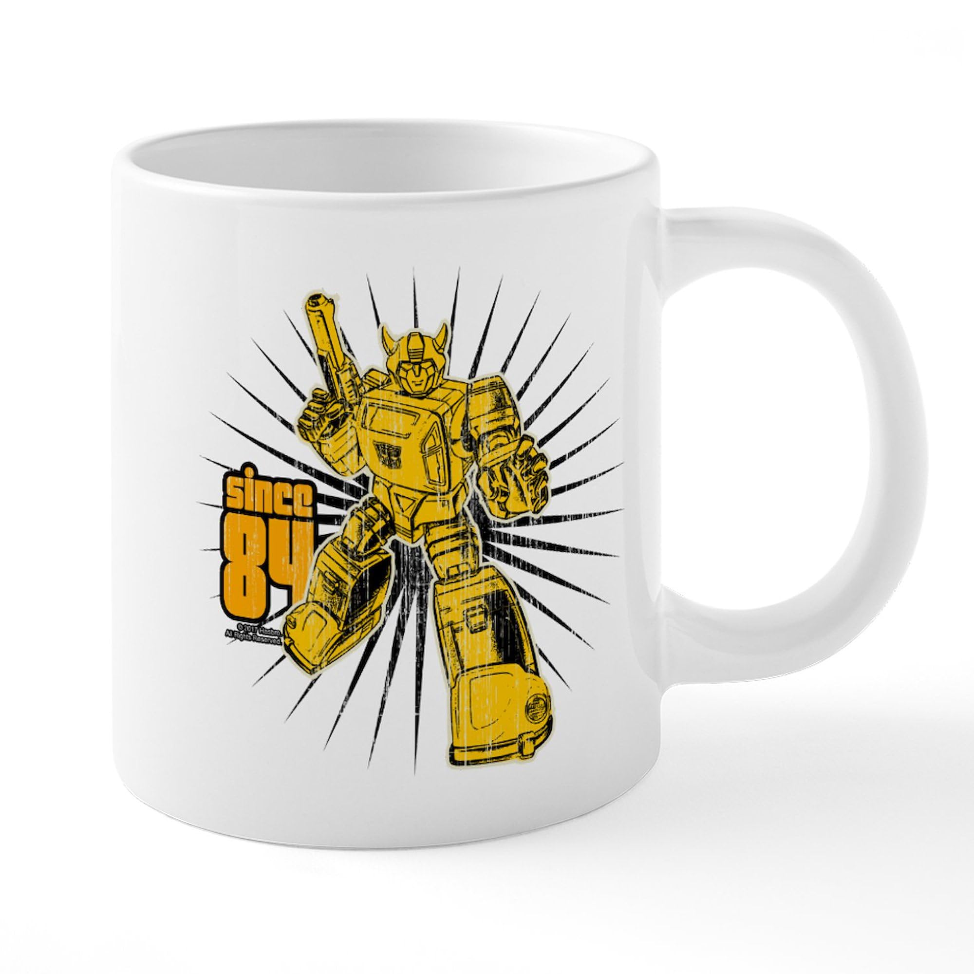 Bumblebee Since 84 20oz Ceramic Coffee Mug - Large Insulated Travel Cup for Office, Home & Camping - Perfect Gift for Transformers Fans