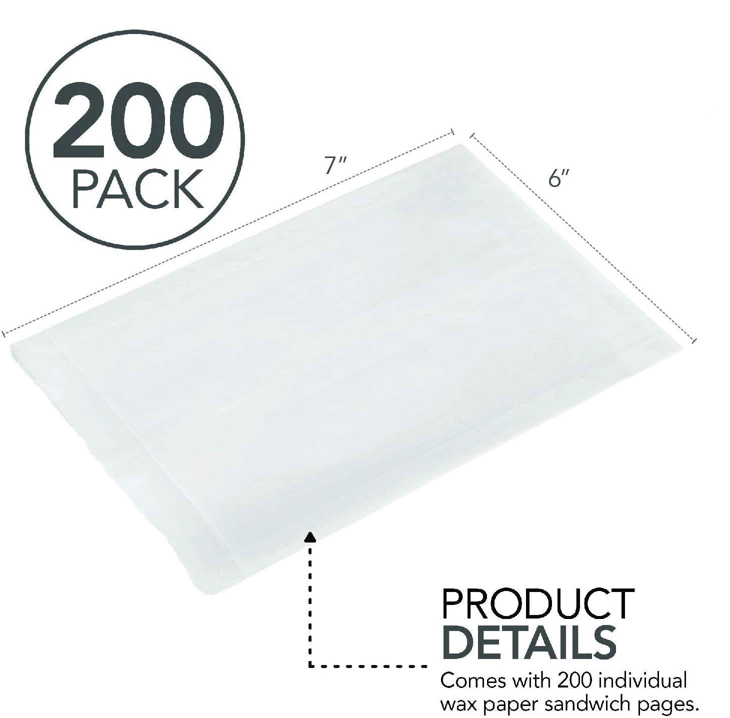 Bulk 200 Pack White 7