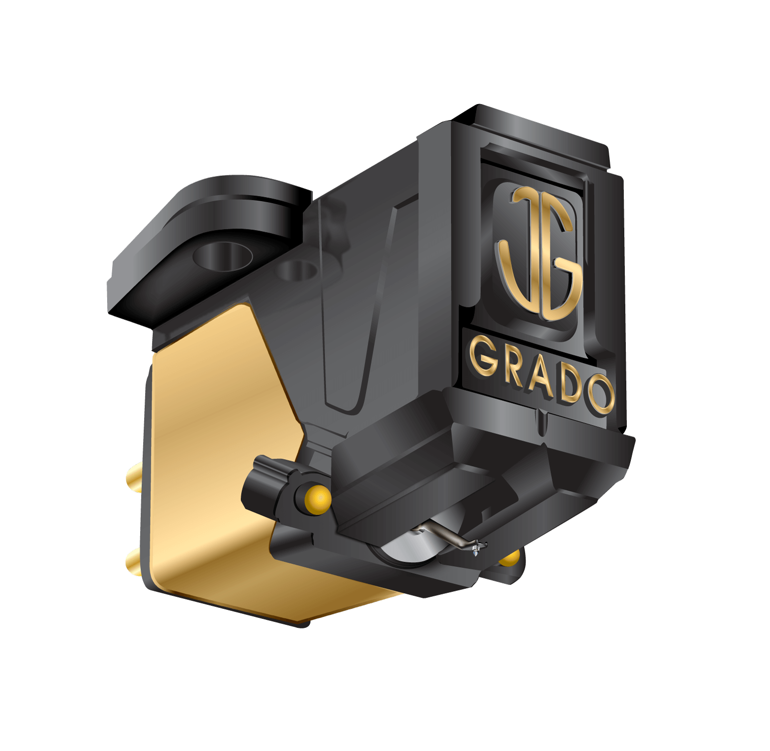 Grado Gold3 Prestige Series Moving Magnet Phono Cartridge - High-Fidelity Vinyl Record Player Stylus for Audiophiles & Home Stereo Systems