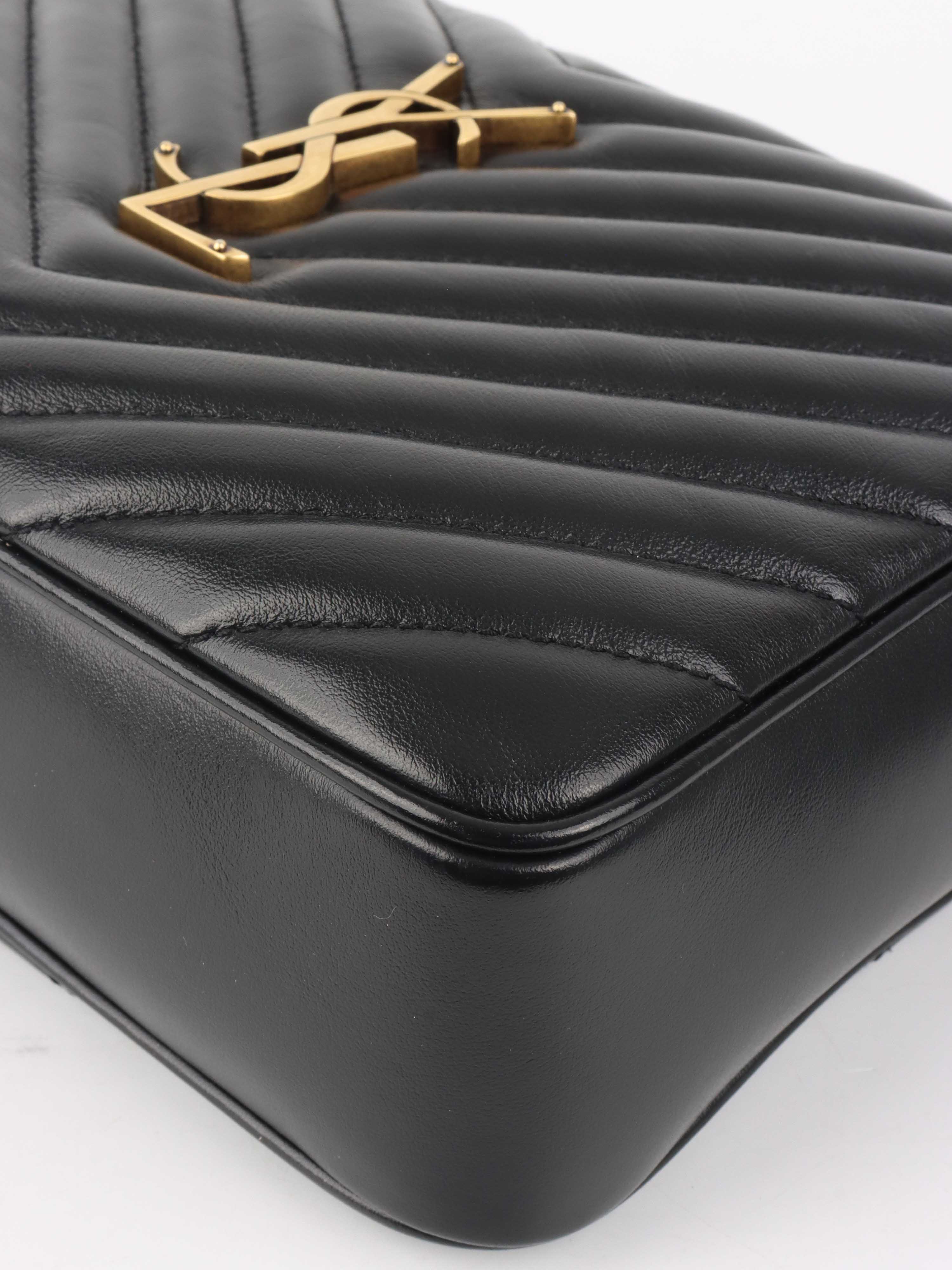 Saint Laurent Black Lou Camera Bag - Stylish Crossbody Bag for Women | Perfect for Travel, Parties & Everyday Use