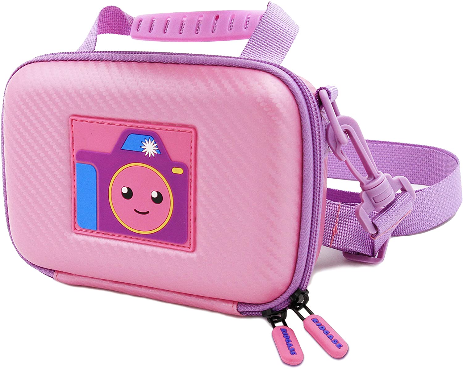 CASEMATIX Pink Camera Case for VTech Kidizoom Creator Cam - Durable Protective Storage for Kids Video Camera & Accessories - Perfect for Travel, School & Outdoor Adventures