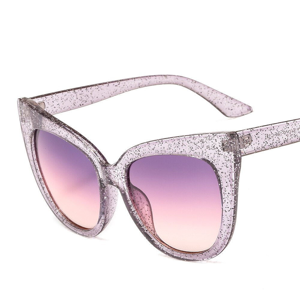 CCspace Women's Full Rim Oversized Square Cat Eye Eyeglasses 46631 - Stylish Retro Frame for Women, UV Protection, Lightweight & Comfortable - Perfect for Office, Reading, Fashion Accessories