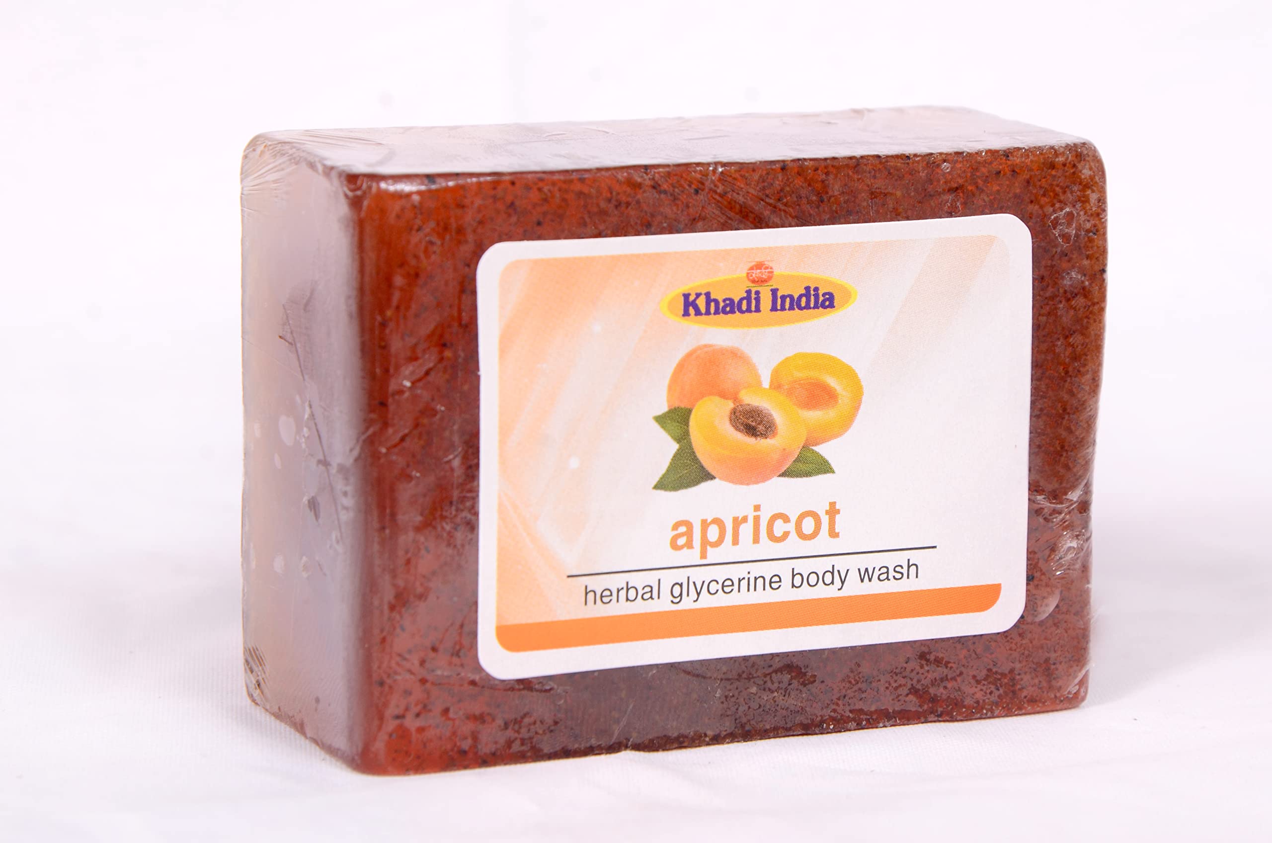 Shri Manav Herbal Apricot Body Wash & Bath Soap - Deep Cleansing for Dirt & Impurities, 125g (Pack of 3) - Gentle Exfoliation for Soft, Smooth Skin - Perfect for Daily Shower & Spa Relaxation