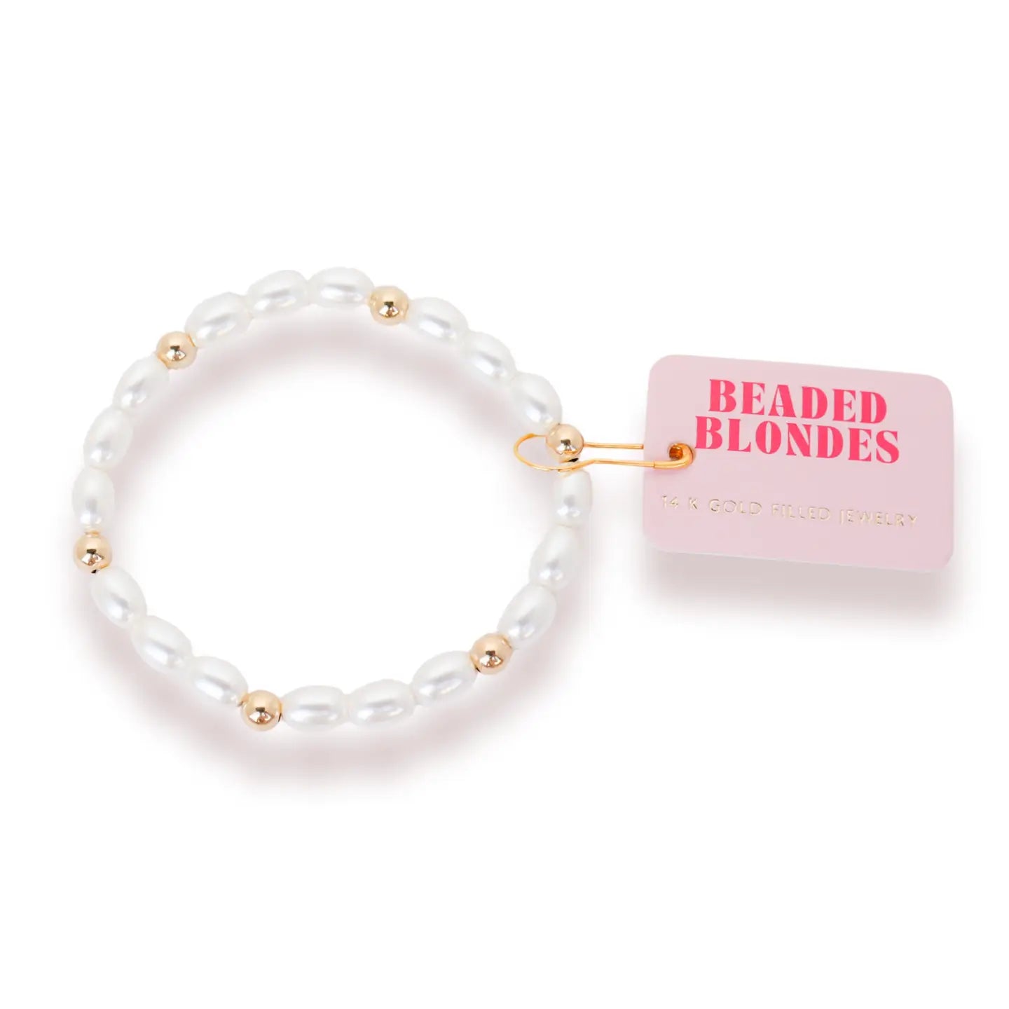 Stacy Pearl Beaded Bracelet for Women - Elegant Handmade Stretch Bracelet with Natural Pearls - Perfect for Weddings, Parties & Everyday Wear