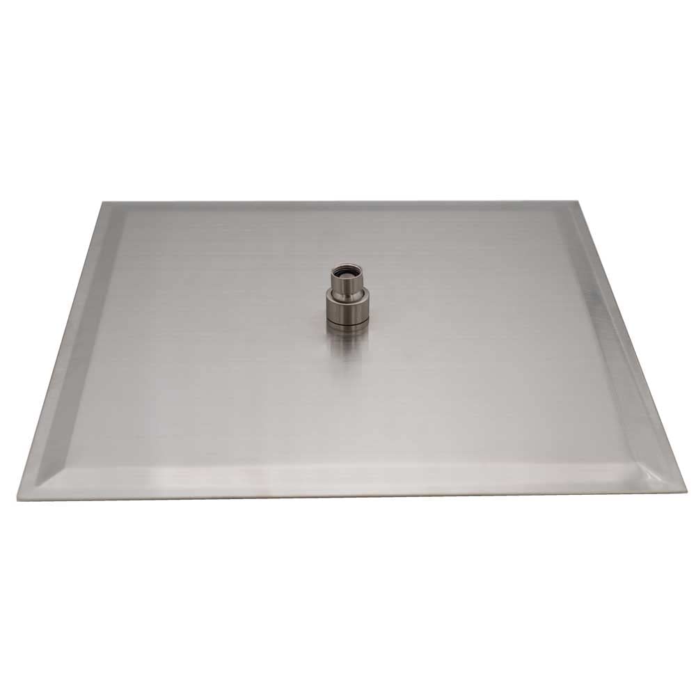 Westbrass SHS1616-07 16 Inch Square High Pressure Rainfall Shower Head in Satin Nickel Finish - Perfect for Spa-Like Bathroom Experience & Modern Home Upgrade