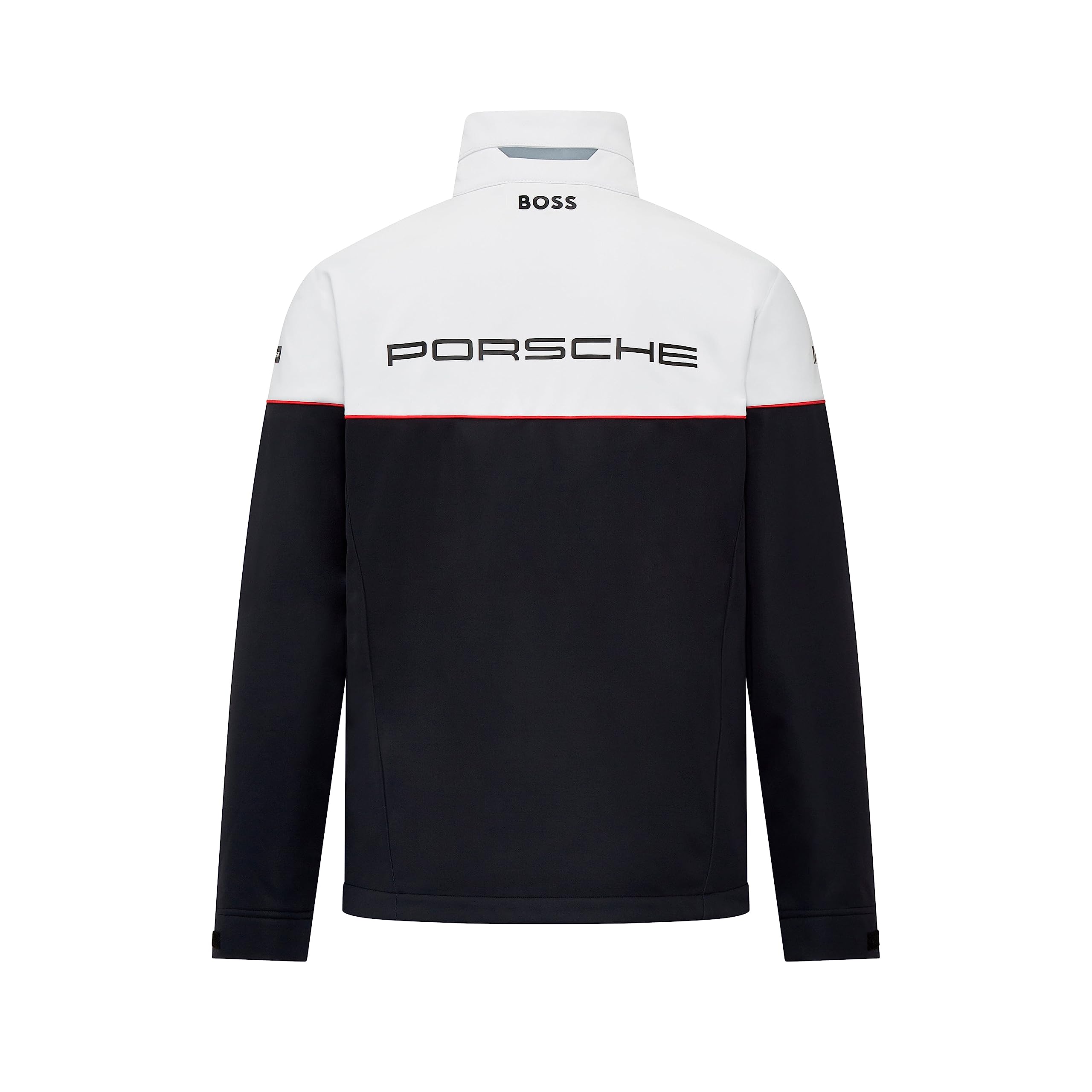 Porsche Motorsport Team Men's Softshell Jacket - Windproof & Water-Resistant Jacket for Racing Fans - Perfect for Track Days, Car Shows & Outdoor Activities