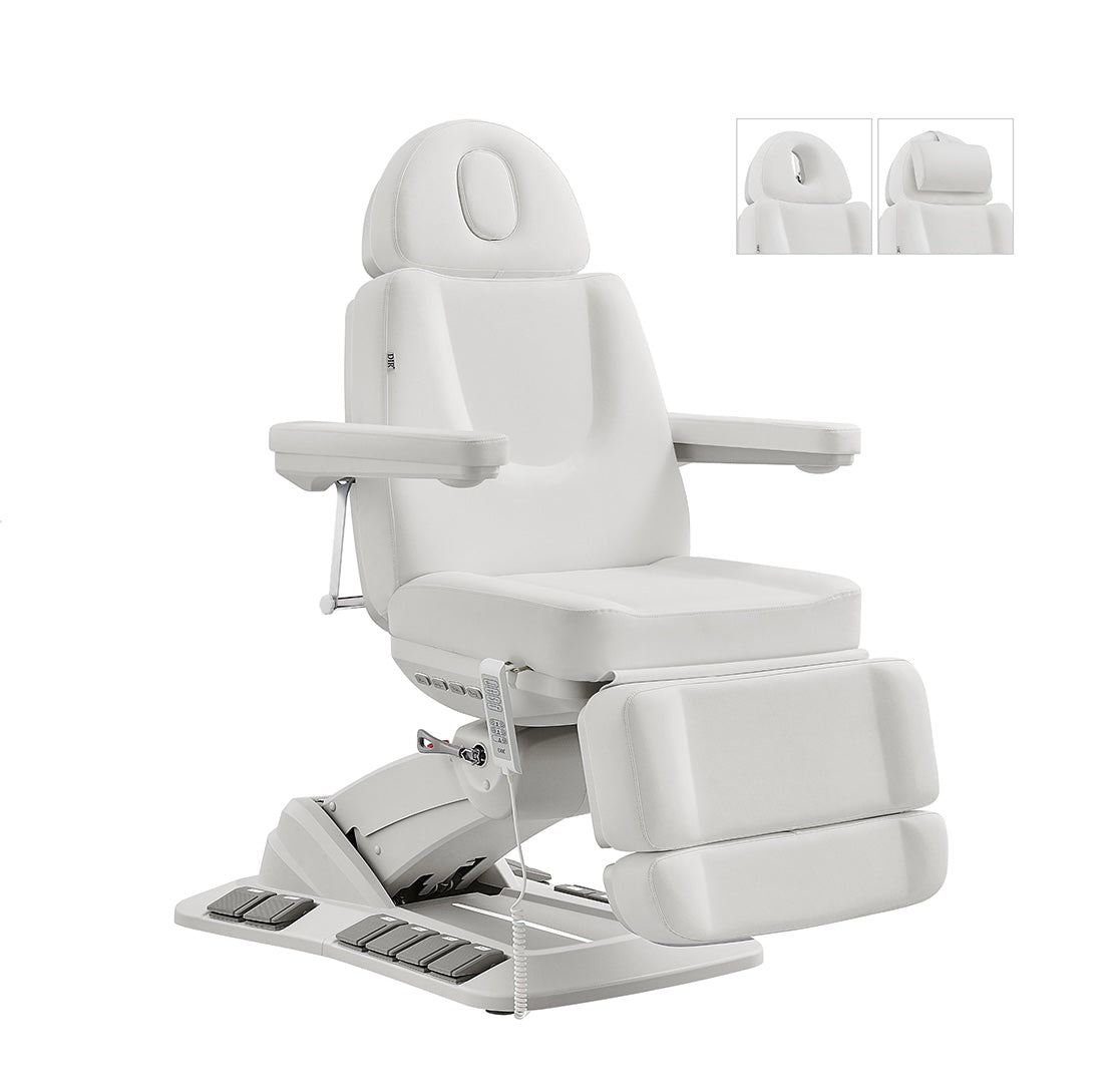 Premium Aurora Medical Spa Table with 4 Motors - Adjustable Electric Facial Bed with Hand & Foot Remote Control for Professional Spa Treatments & Beauty Salons