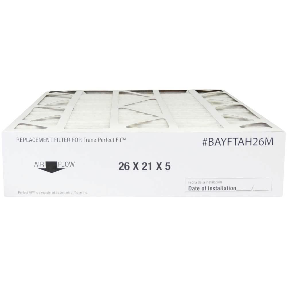 Atomic BAYFTAH26M 26x21x5 MERV 8 Trane Compatible Furnace Air Filter - 2 Pack | Perfect for Home HVAC System Maintenance & Allergen Reduction