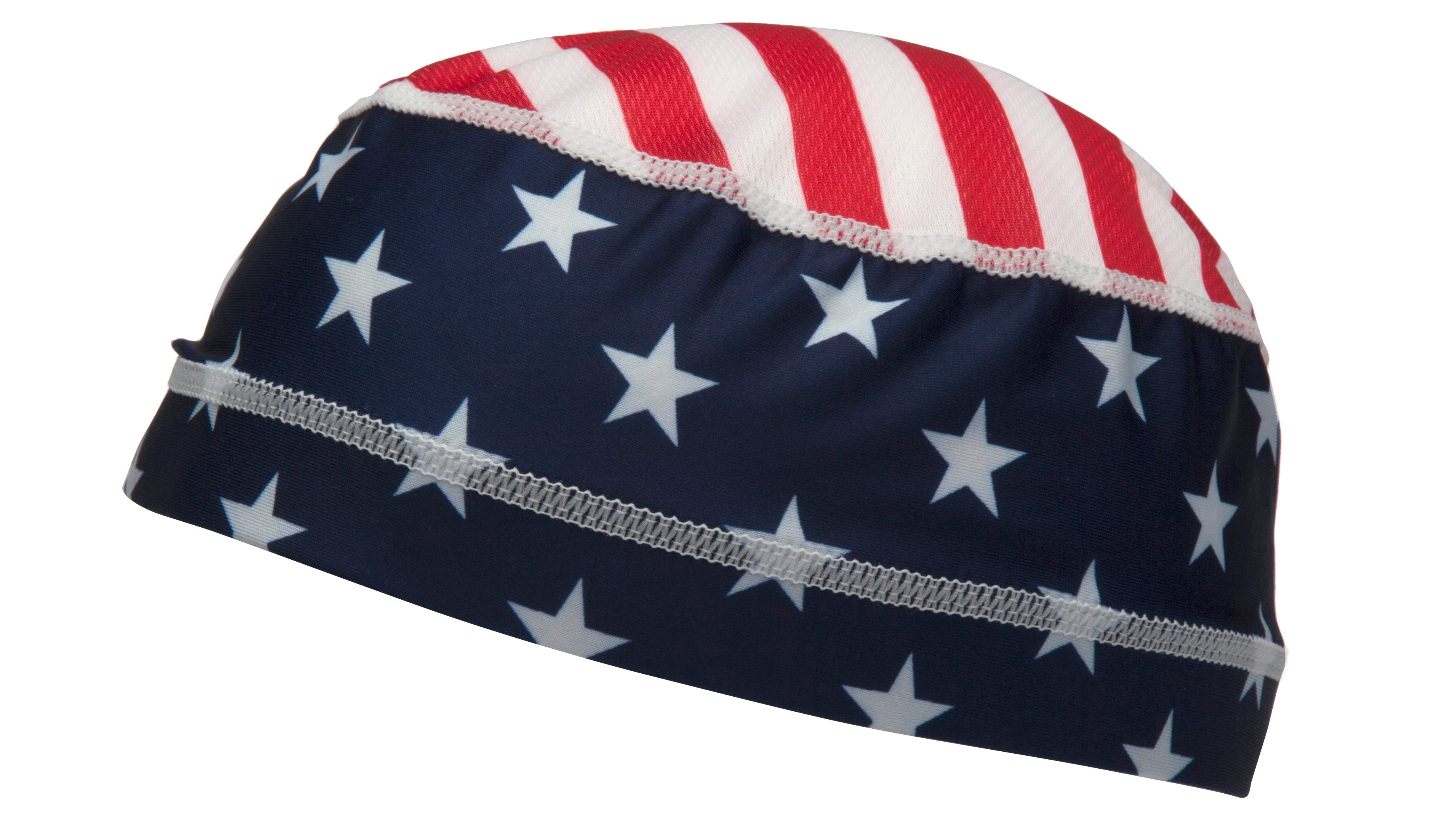 Pyramex Skull Cap Liner with American Flag Design - Comfortable Beanie for Work, Sports & Outdoor Activities | Cold Weather Headwear for Construction, Hunting & Motorcycle Riding