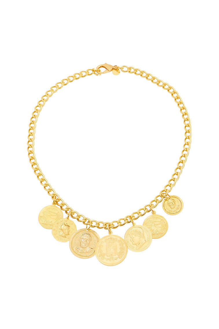Hypso Money Necklace - 18K Gold Plated Pendant for Women | Trendy Layering Jewelry for Everyday Wear & Special Occasions
