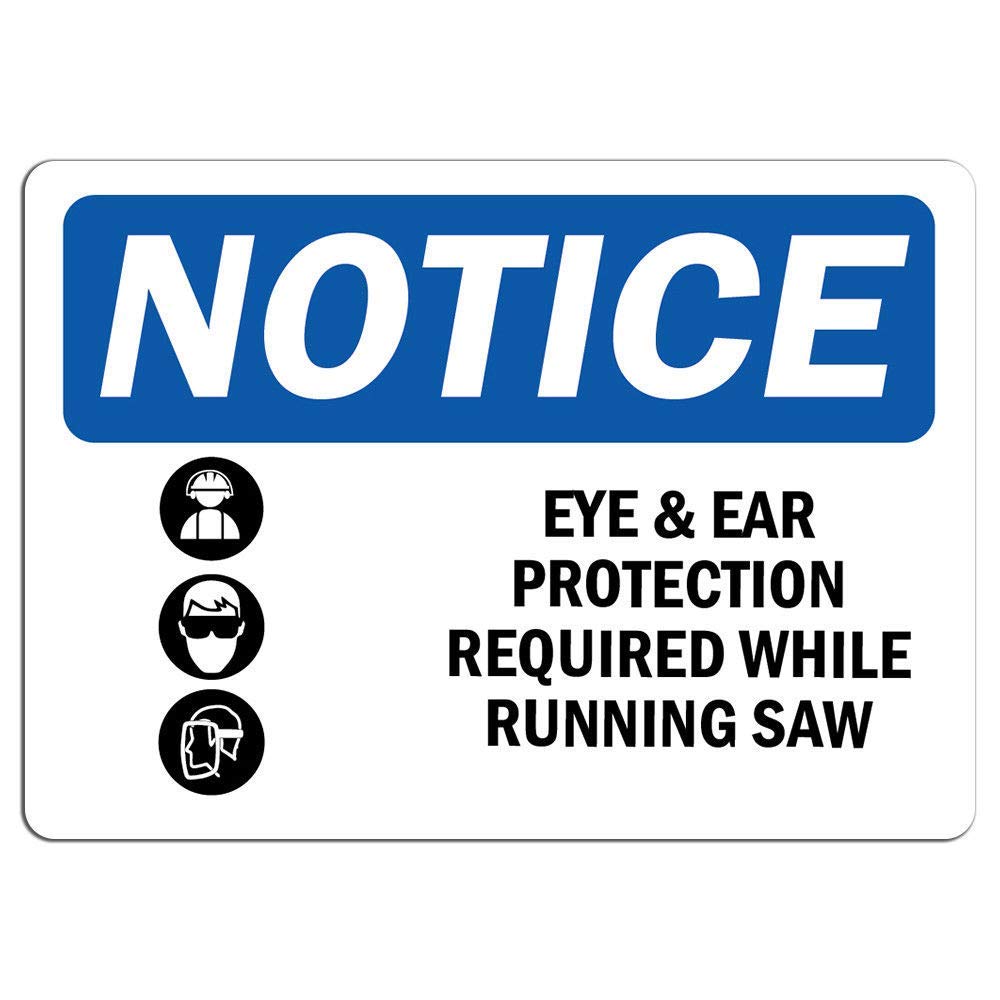 Vinyl Safety & Warning Stickers Bundle - 3 Pack (10