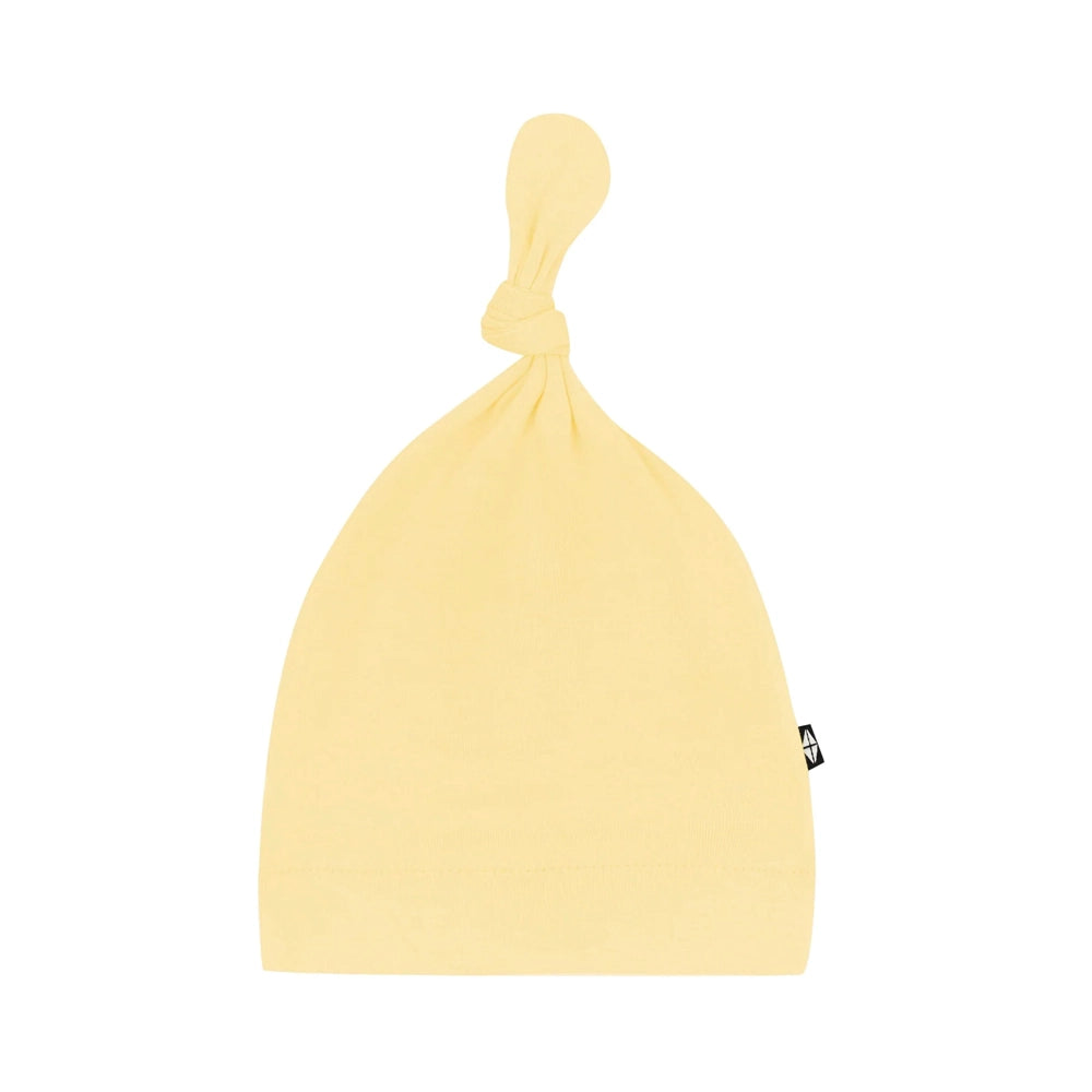Kyte Baby Knotted Cap in Lilikoi - Soft Organic Cotton Newborn Hat for Boys & Girls - Perfect for Hospital, Photo Shoots, and Everyday Comfort