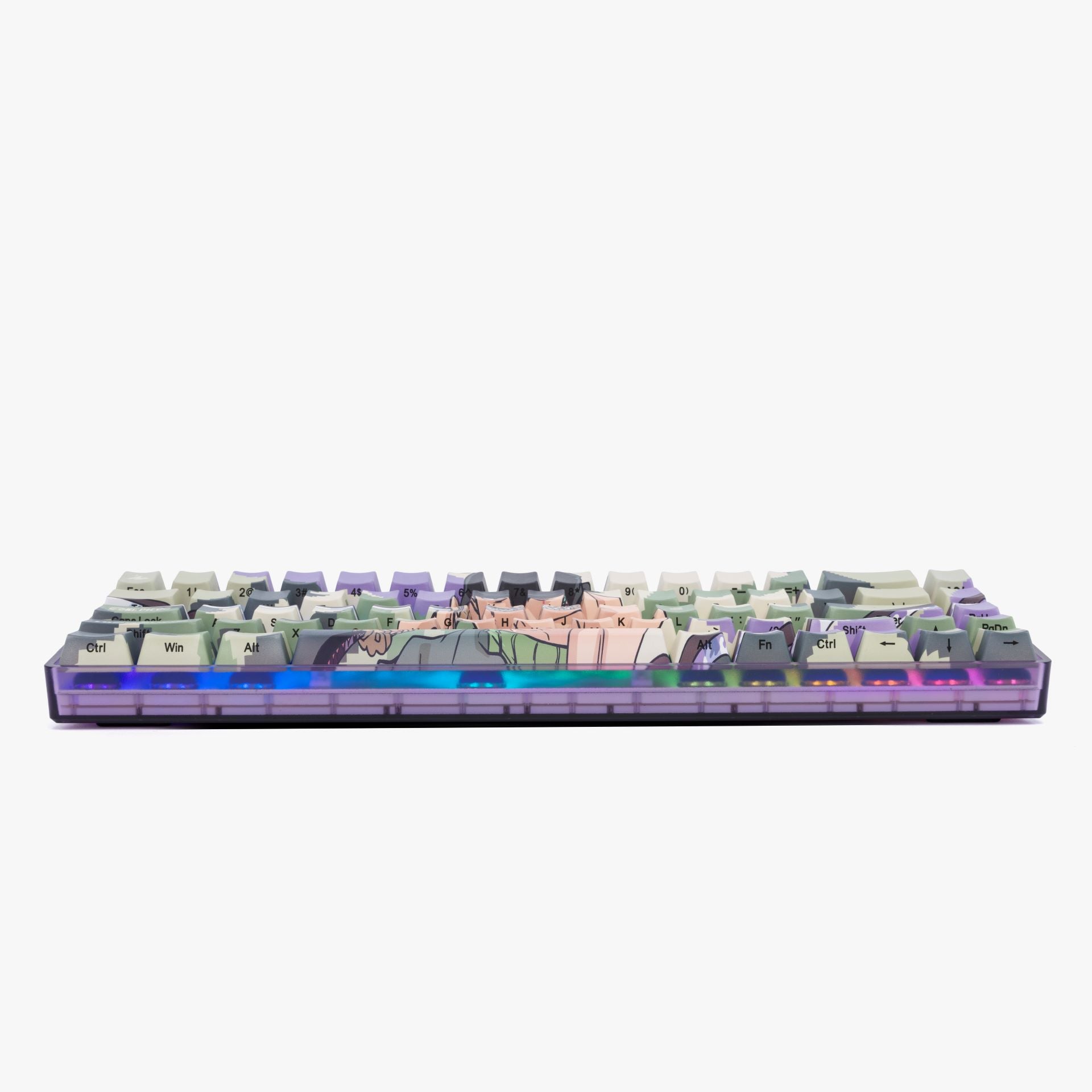 One Piece x HG Basecamp 65 Mechanical Keyboard - Zoro Themed RGB Gaming Keyboard for PC & Mac | Perfect for Anime Fans, Gamers & Office Work