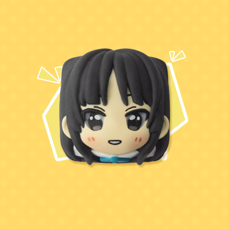 K-ON! Multi-Colored Resin Anime Game Keycaps - Custom Personalized Mechanical Keyboard Keycaps for Gamers & Anime Fans