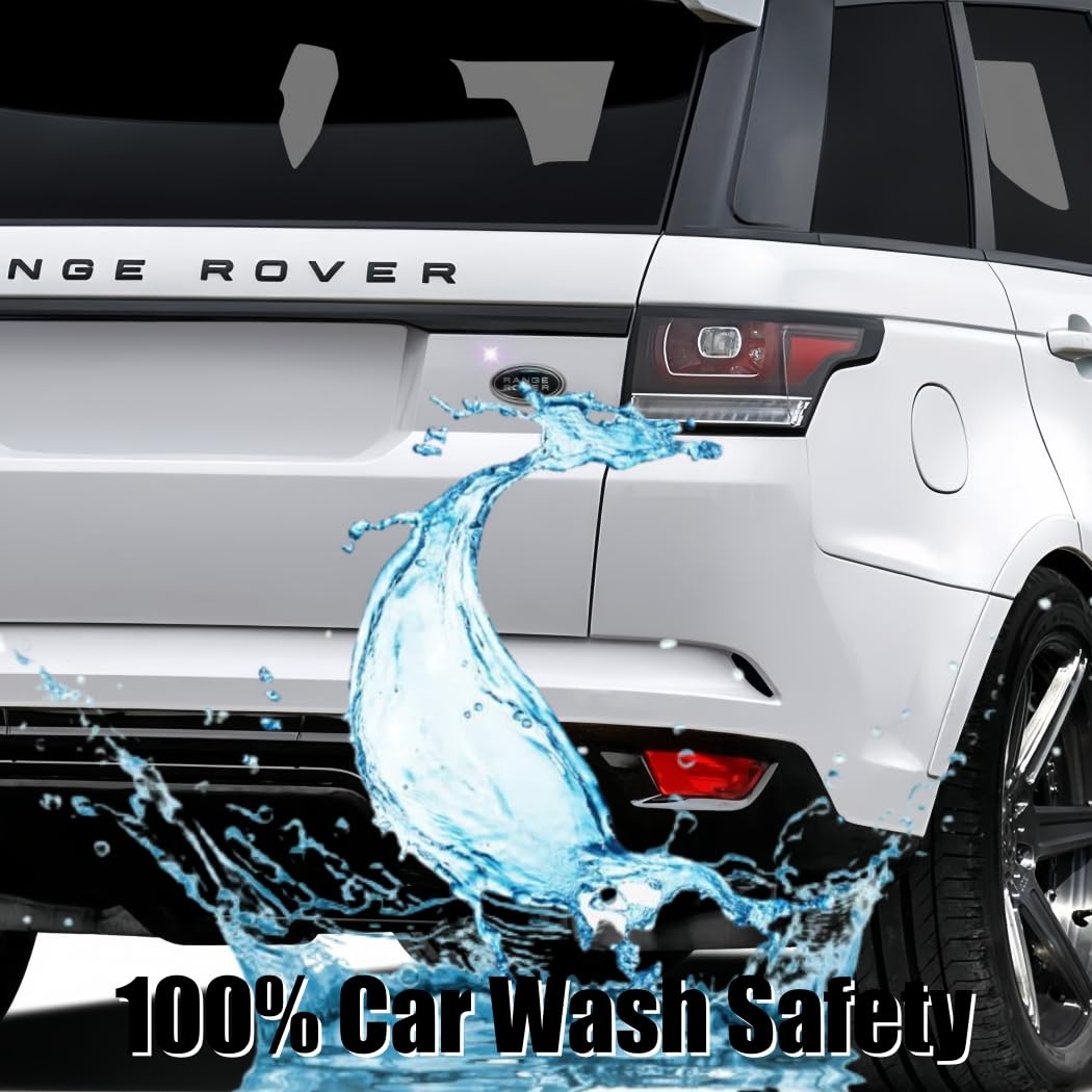 2Pcs Front Grille & Tailgate Emblem Badge Decals for Range Rover - High-Quality Replacement Car Accessories | Perfect for Customization & Vehicle Upgrades