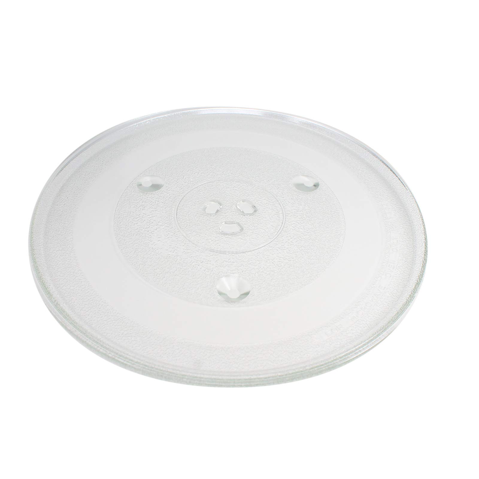 Replacement Glass Turntable Plate for Oster OM1201EOVG Microwave - 12 3/8 Inch P34 Compatible Microwave Tray - Perfect for Heating Food & Replacing Broken Turntables