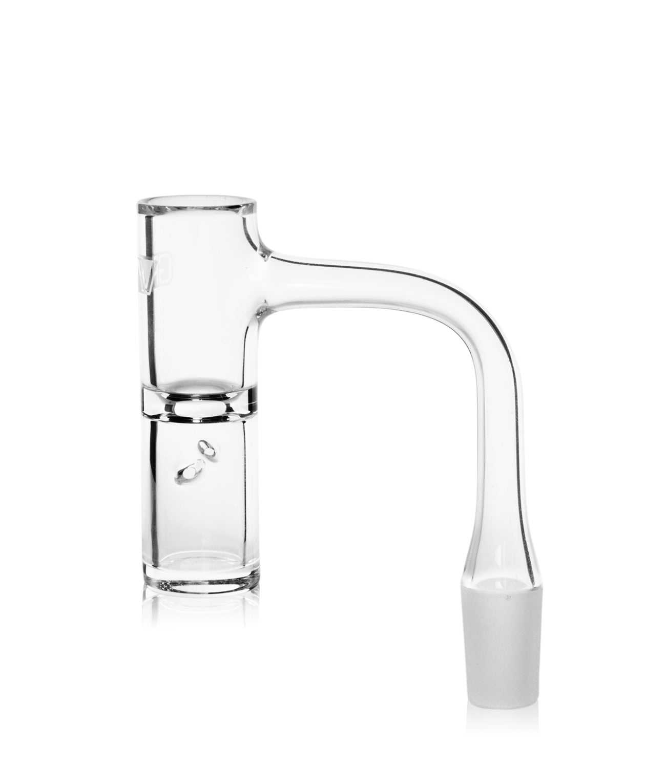 GRAV® 14mm 90° Quartz Hybrid Bucket - Premium Glass Banger for Dabbing & Concentrates - Perfect for Home & Travel Use