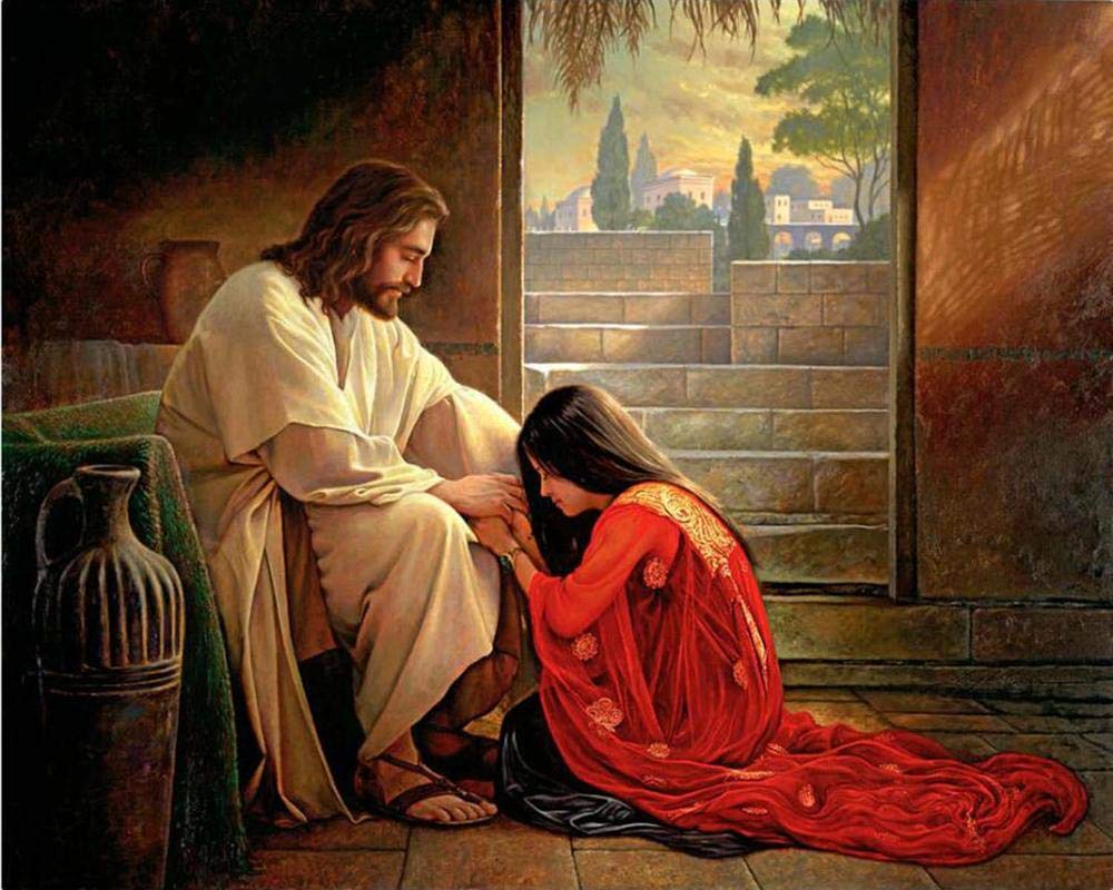 Jesus Christian Religious Savior Paint by Numbers Kit for Kids & Adults - Beginner Drawing with Brushes - Perfect for Christmas Decor, Home Decorations & Thoughtful Gifts | Ideal for Family Bonding, Sunday School Activities & Holiday Crafting