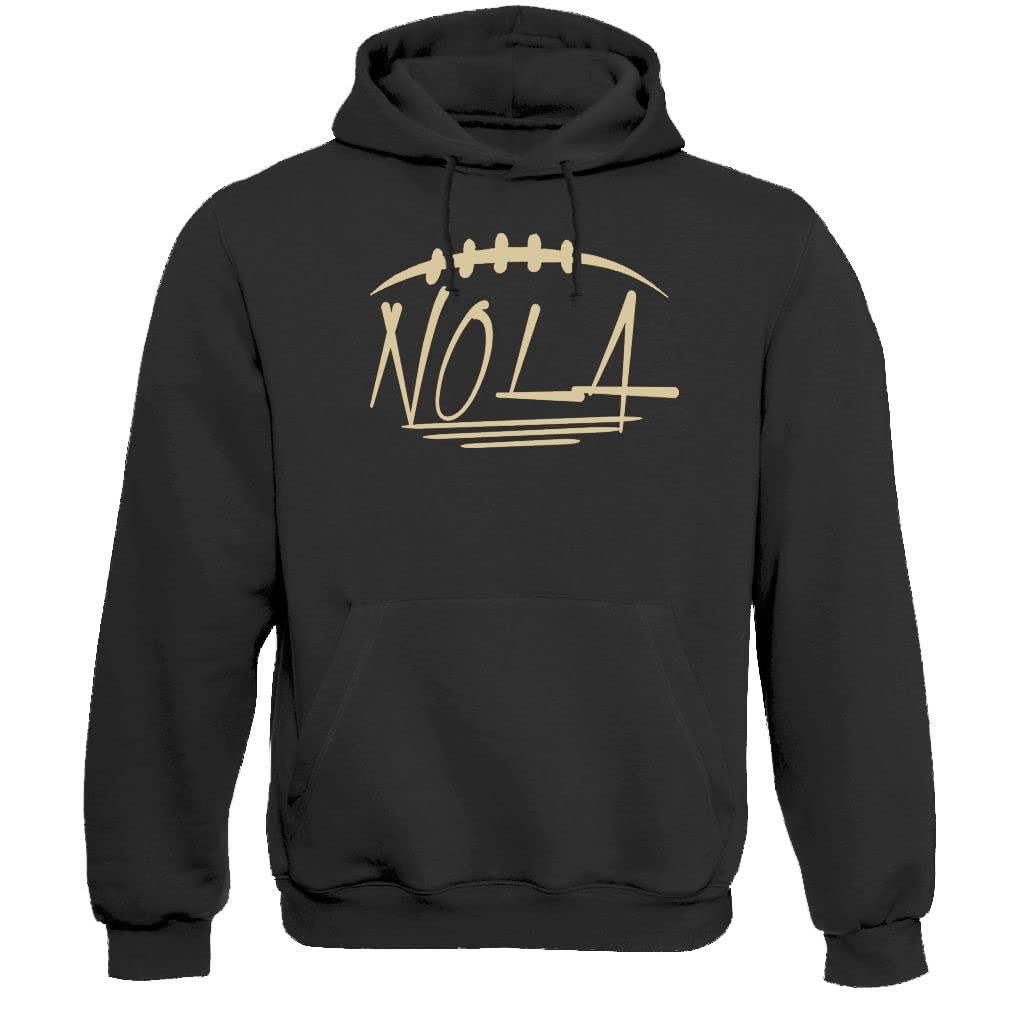 NOLA Men's Hoodie Sweatshirt for Football Fans - Comfortable Pullover with Team Logo - Perfect for Game Day, Tailgating & Casual Wear