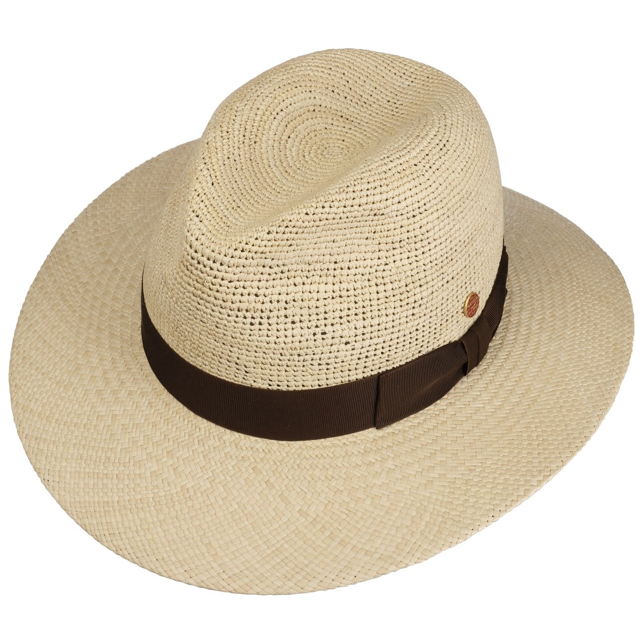 Mayser Ricardo Crochet Panama Hat for Women - Breathable Summer Sun Hat for Beach, Travel & Outdoor Activities