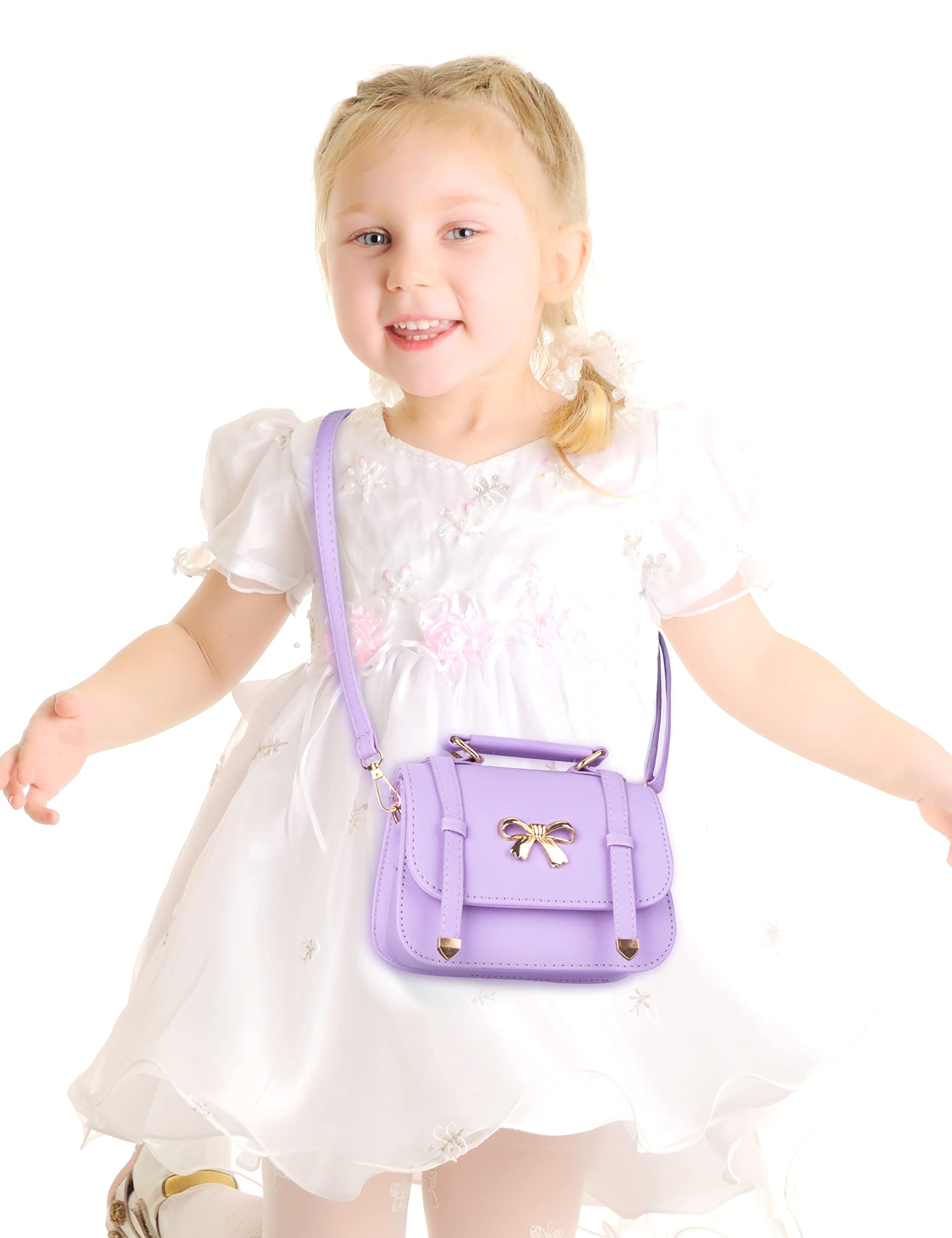 Cute Princess Crossbody Purse for Girls - Kids Shoulder Bag for Toddlers & Little Girls | Perfect Gift for Birthday, Party & Daily Use