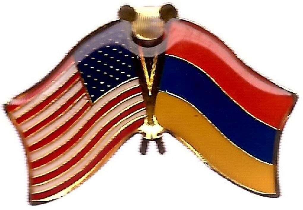USA & Armenia Friendship Flags, Bike Motorcycle Hat Pins - Patriotic Lapel Pins for Caps, Hats & Motorcycle Gear - Perfect for Bikers, Travelers & Country Supporters