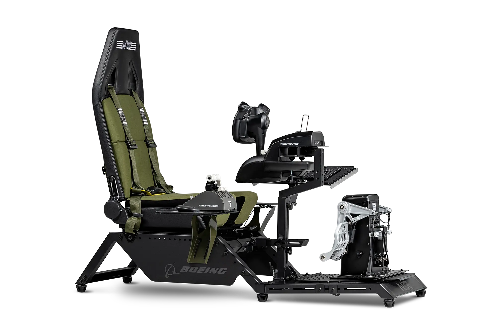 Next Level Racing Flight Simulator Cockpit - Boeing Military Edition | Professional Flight Simulation Cockpit for Home & Gaming | Perfect for Flight Training, Gaming & Aviation Enthusiasts