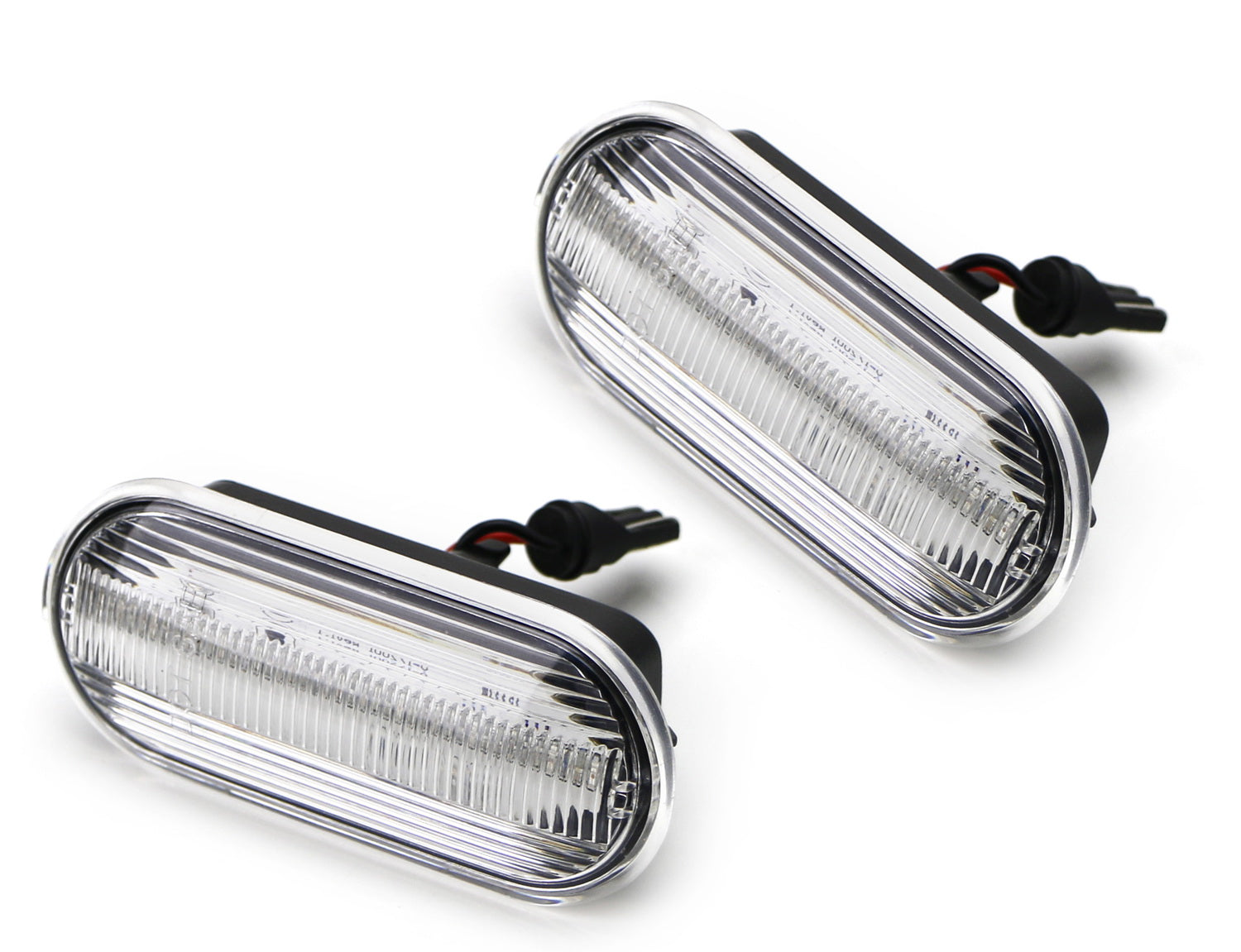 Clear Lens LED Side Marker Lights for VW MK4 Jetta GTI R32 Beetle - Front Fender Turn Signal Lights - Perfect for Night Driving & Car Customization