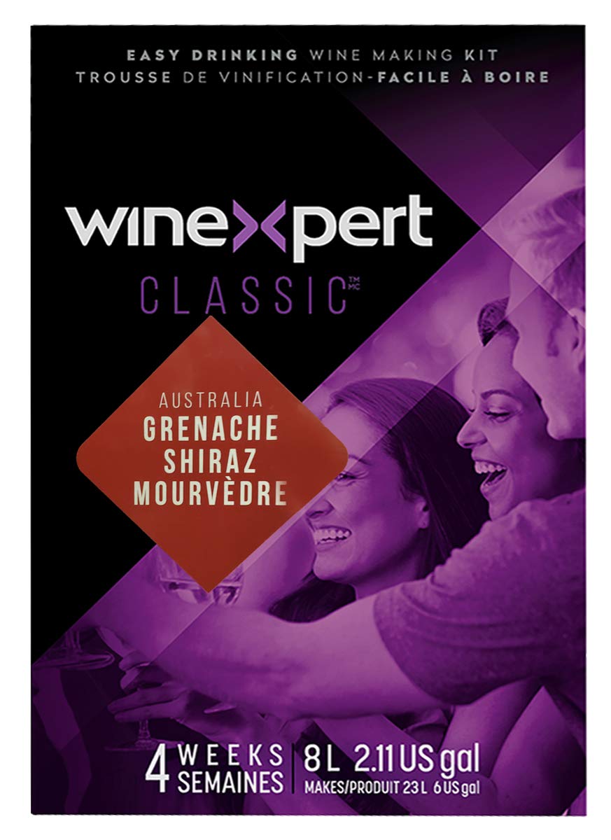 Premium Australian GSM Wine Making Kit - Grenache Shiraz Mourvedre Blend | Home Winemaking Supplies for Beginners & Enthusiasts | Perfect for Special Occasions & Gifts