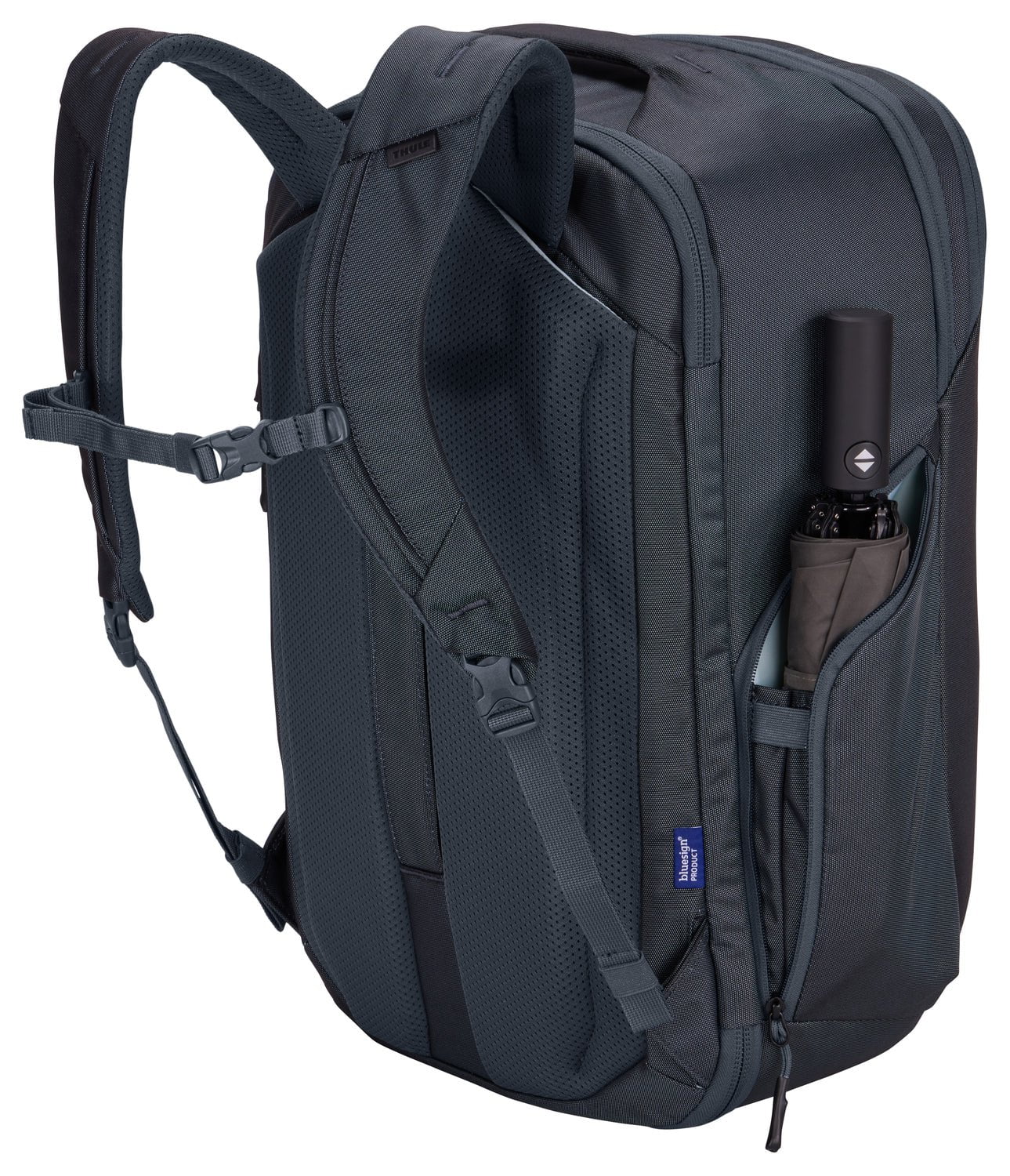 Thule Subterra 2 Convertible Carry On Bag 40L - Dark Slate | Expandable Travel Luggage for Business & Vacation | Airplane Approved Cabin Bag