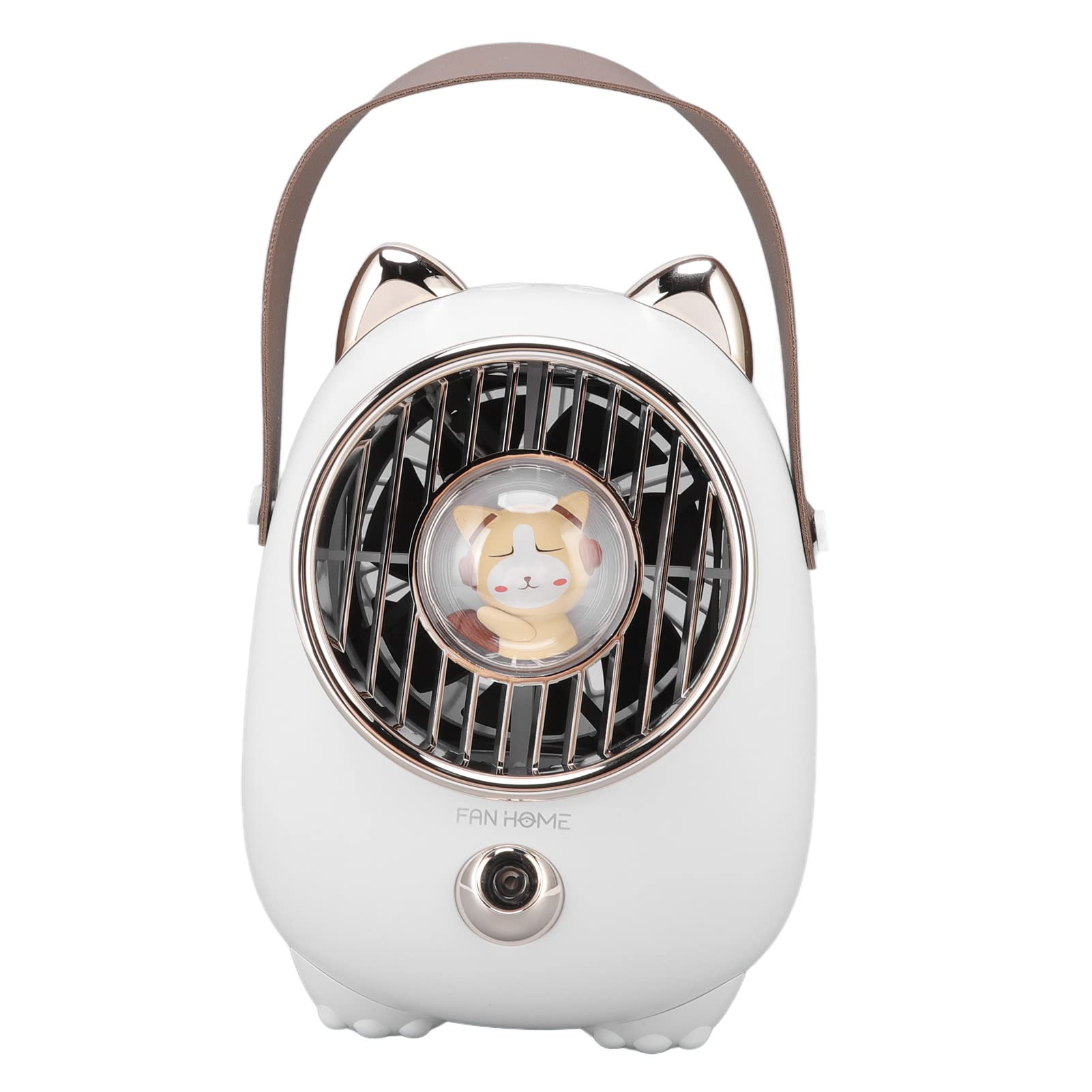 Zerodis 350ml USB Rechargeable Portable Air Cooler with Humidifier & LED Light - Personal Misting Fan for Home, Office, Bedroom | Perfect for Summer Cooling, Travel & Outdoor Activities