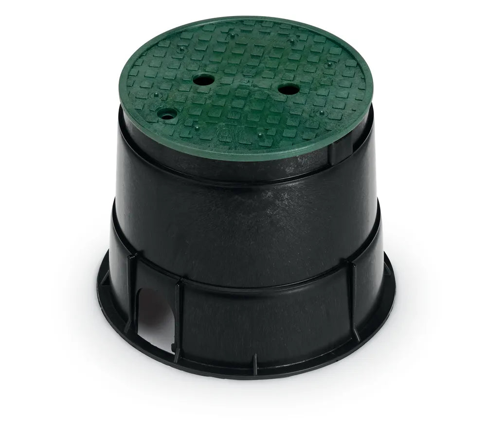 Rainbird PVB10RND 10 Round Valve Box - 250mm Diameter x 250mm Deep - Durable Irrigation Valve Cover for Underground Sprinkler Systems - Perfect for Residential & Commercial Landscaping