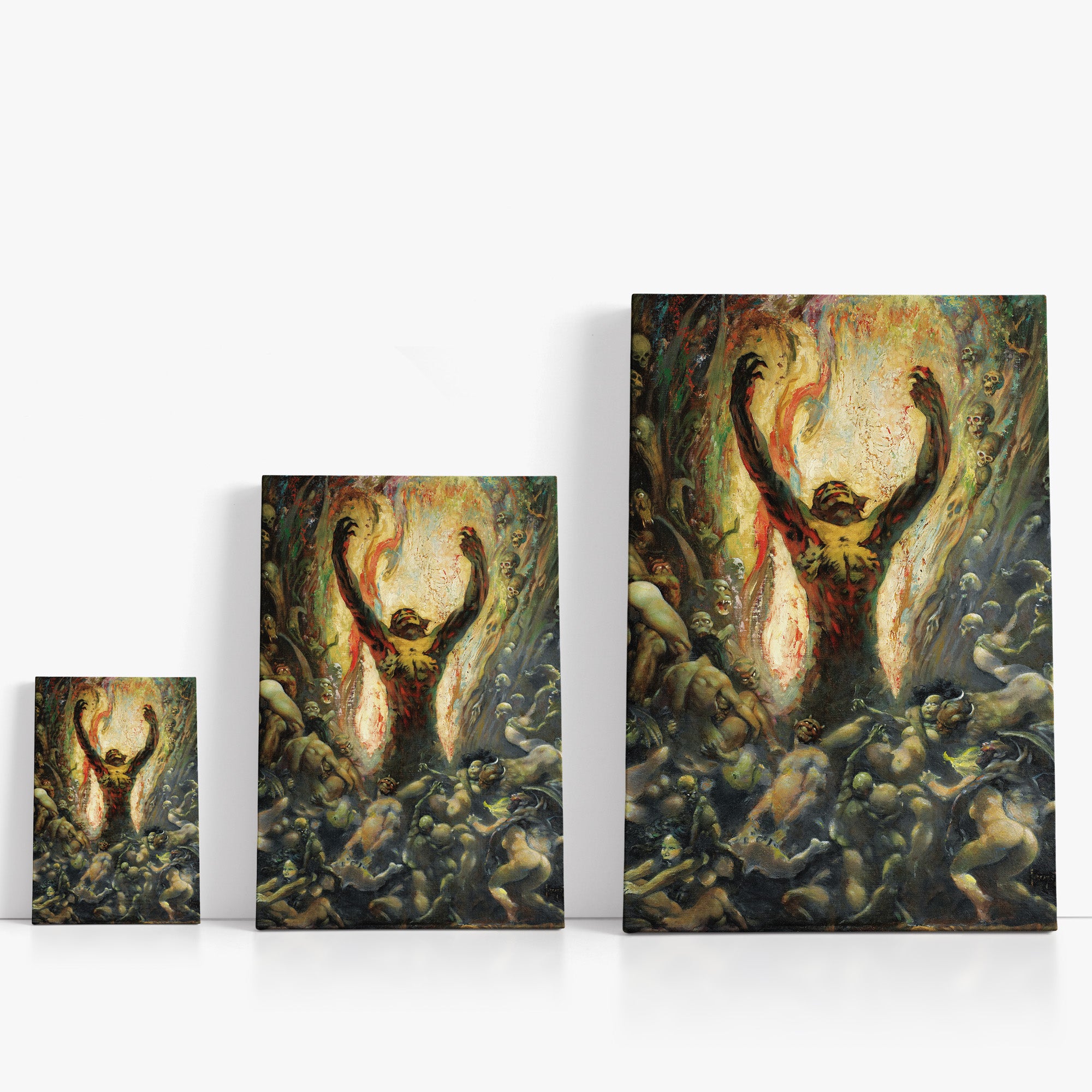 Reign of Wizardry Fantasy Art Canvas Wrap - Premium Wall Decor for Living Room, Bedroom & Office | Perfect Gift for Gamers & Fantasy Lovers