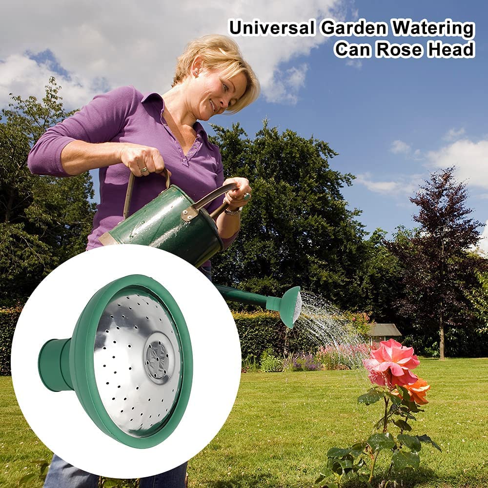 Universal Garden Watering Can Rose Head - 2PCS Water Sprinkler Sprayer Nozzle Replacement for All Watering Cans | Durable Spout Cap for Indoor Plants, Outdoor Flowers & Gardening Tools