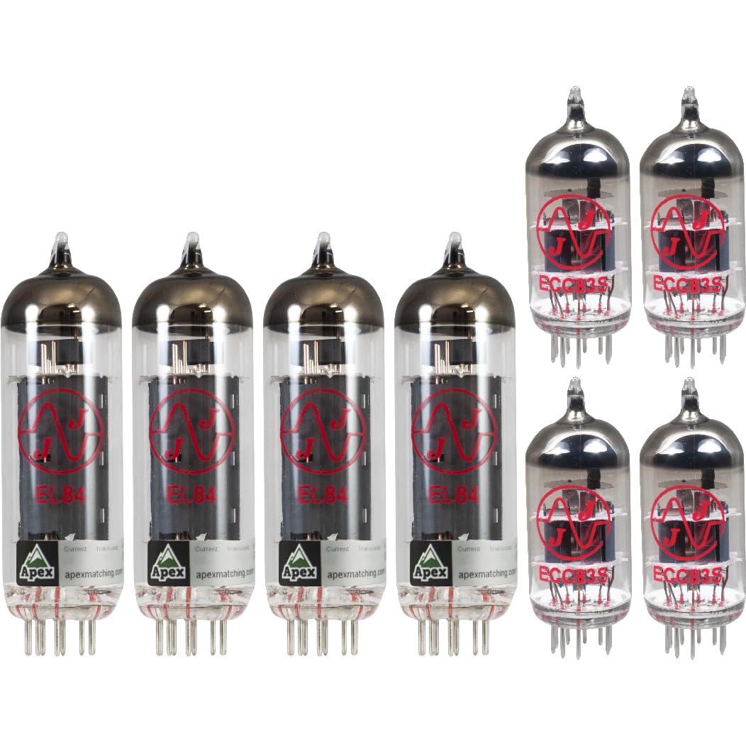 JJ Electronics Tube Set for Carvin V3M Amplifier - Premium Vacuum Tubes for Guitar Amps, Perfect for Stage Performances & Studio Recording