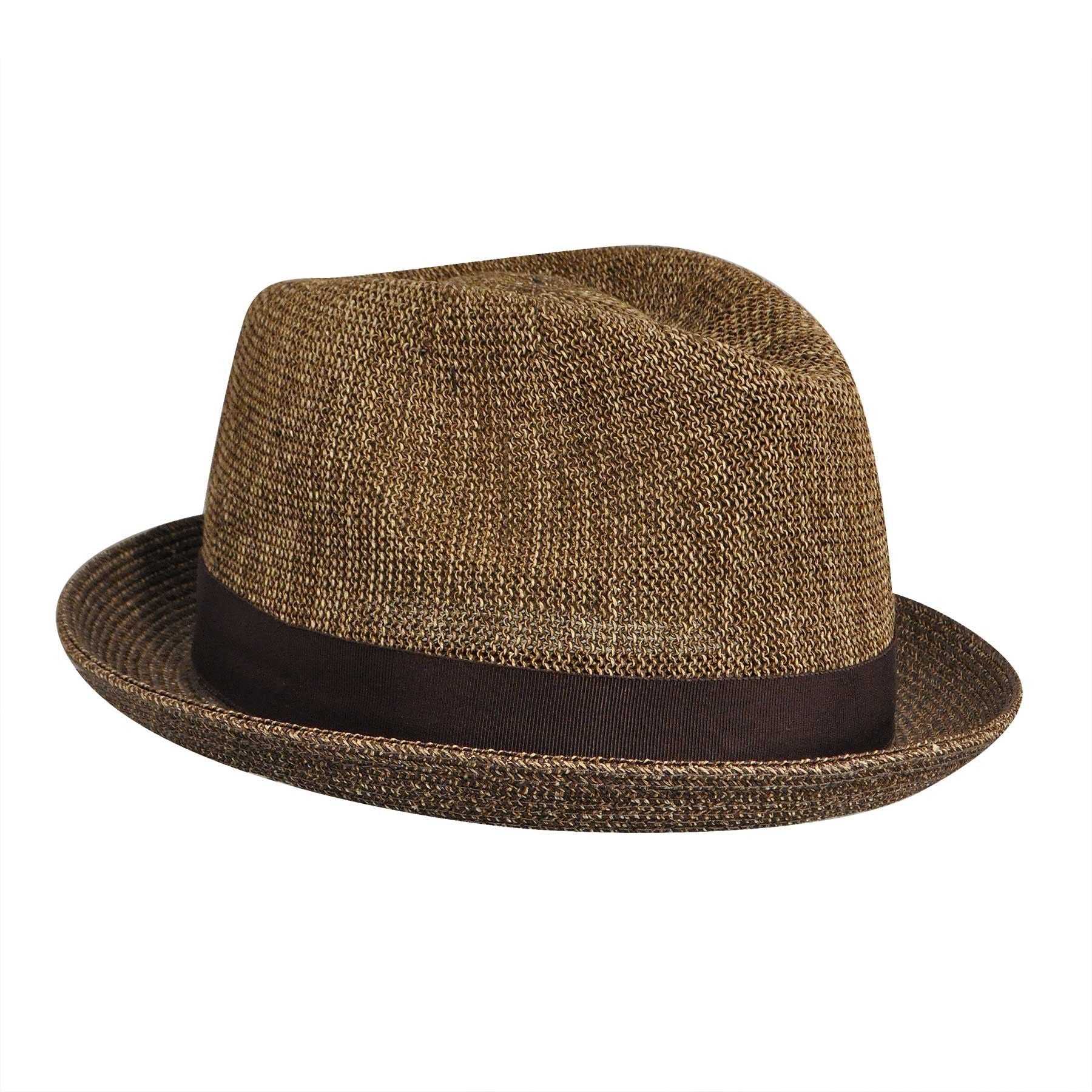 Bailey of Hollywood Kashner Straw Fedora Hat for Women - Summer Sun Hat with Wide Brim for Beach, Garden & Outdoor Activities