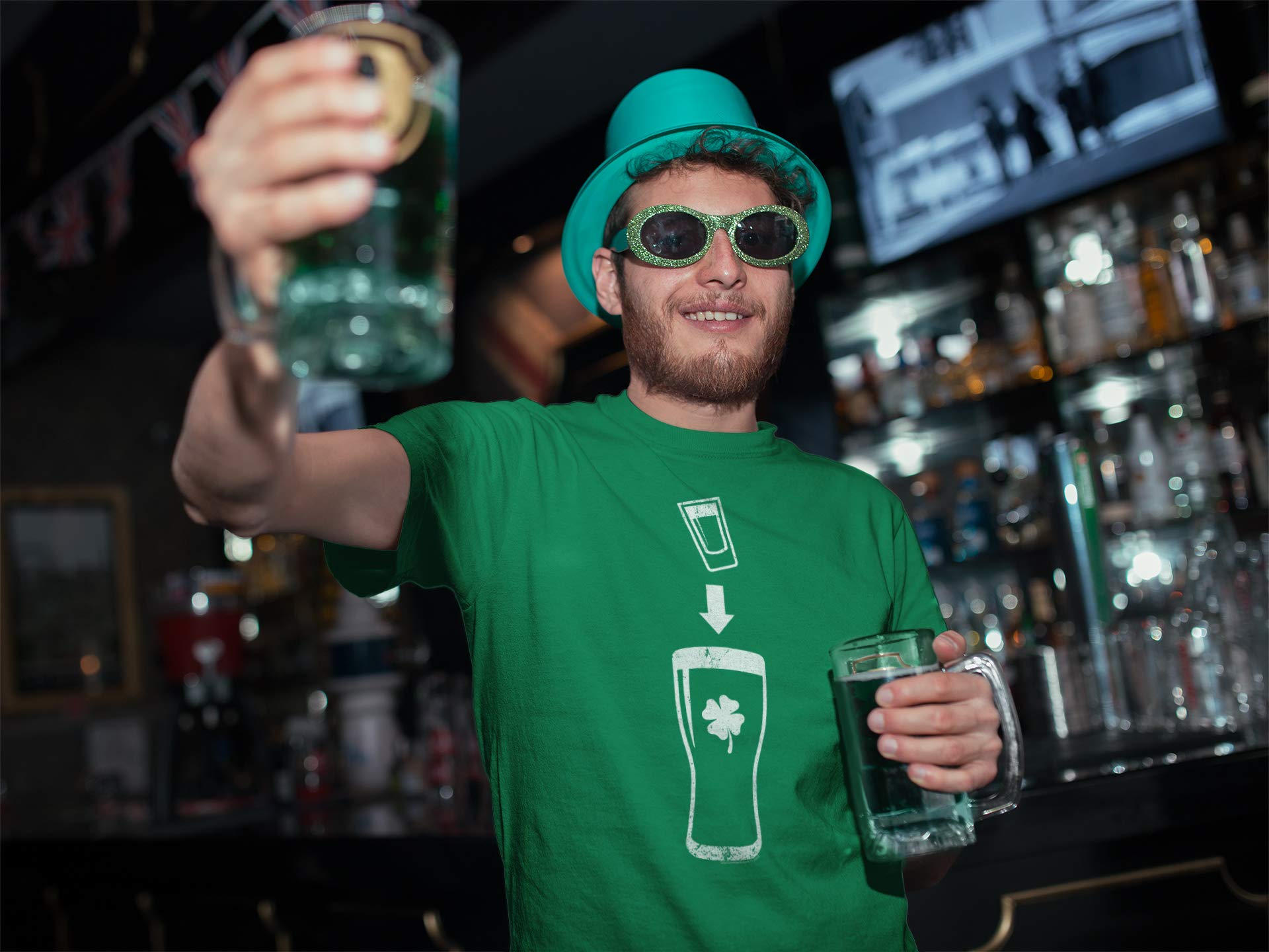 St. Patrick's Day Irish Car Bomb Drinking T-Shirt for Men & Women - Perfect for Pub Crawls & St. Paddy's Day Parties