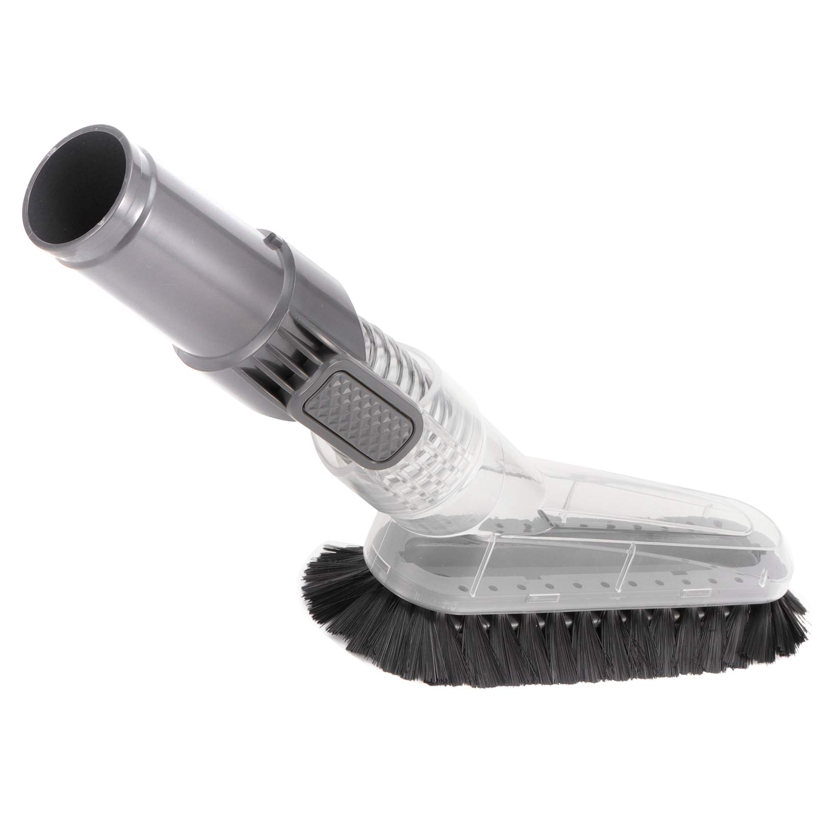 Zerodis Universal Vacuum Cleaner Attachment - 32mm Bendable Floor Brush Head with 3-Angle Adjustable Suction for Furniture Cleaning - Black | Perfect for Hardwood Floors, Carpets & Tight Spaces