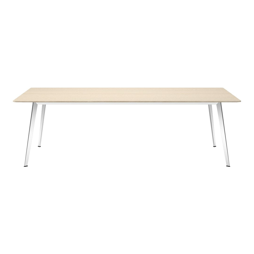 Modern Rectangular JW Dining Table - Solid Wood Kitchen Table for 6-8 People - Perfect for Family Dinners & Entertaining Guests