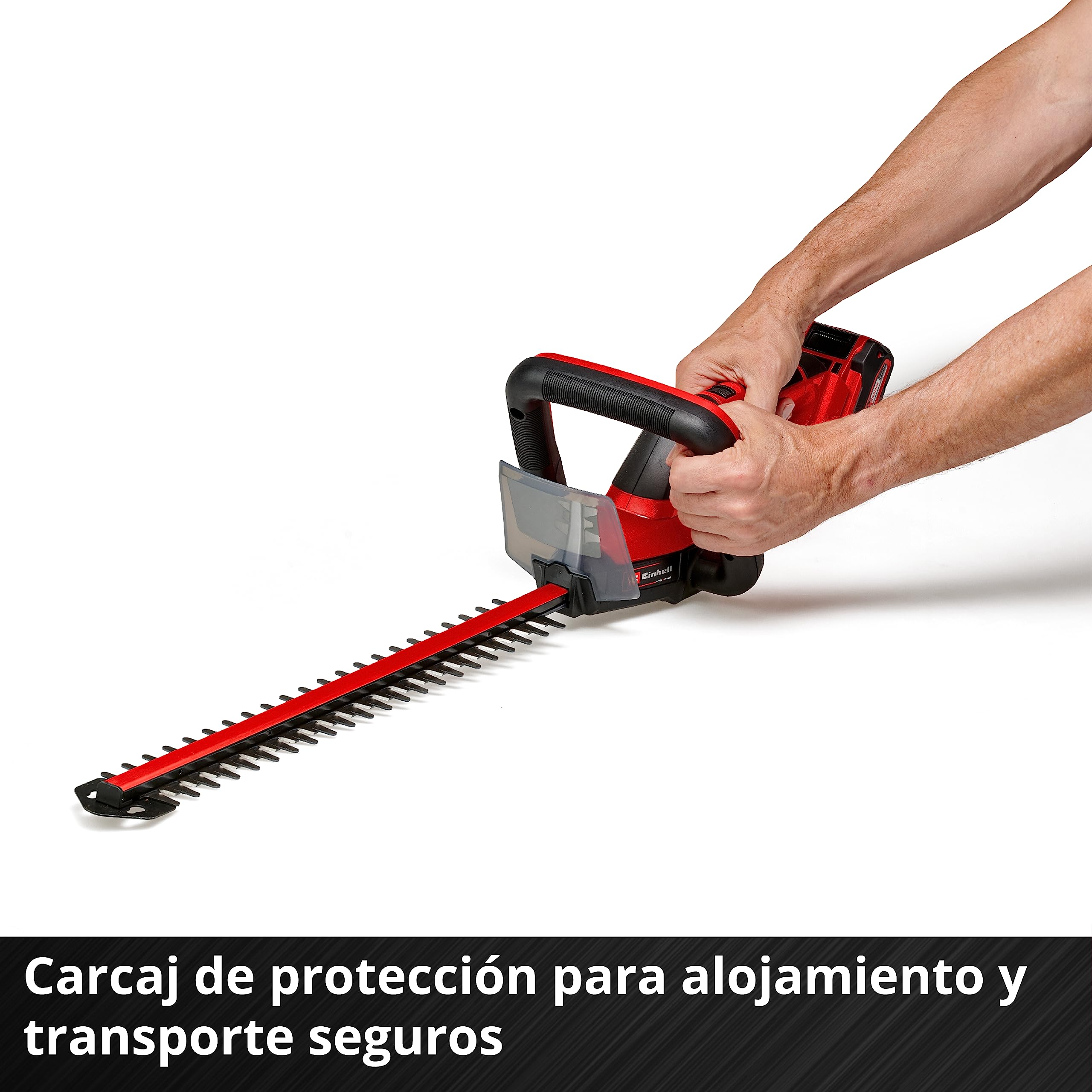 Einhell GC-CH 18/50 Li Cordless Hedge Trimmer - 18V Lithium-Ion, Metal Gear, Aluminum Blade Cover (Battery & Charger Not Included) - Perfect for Home Garden Landscaping & Yard Maintenance
