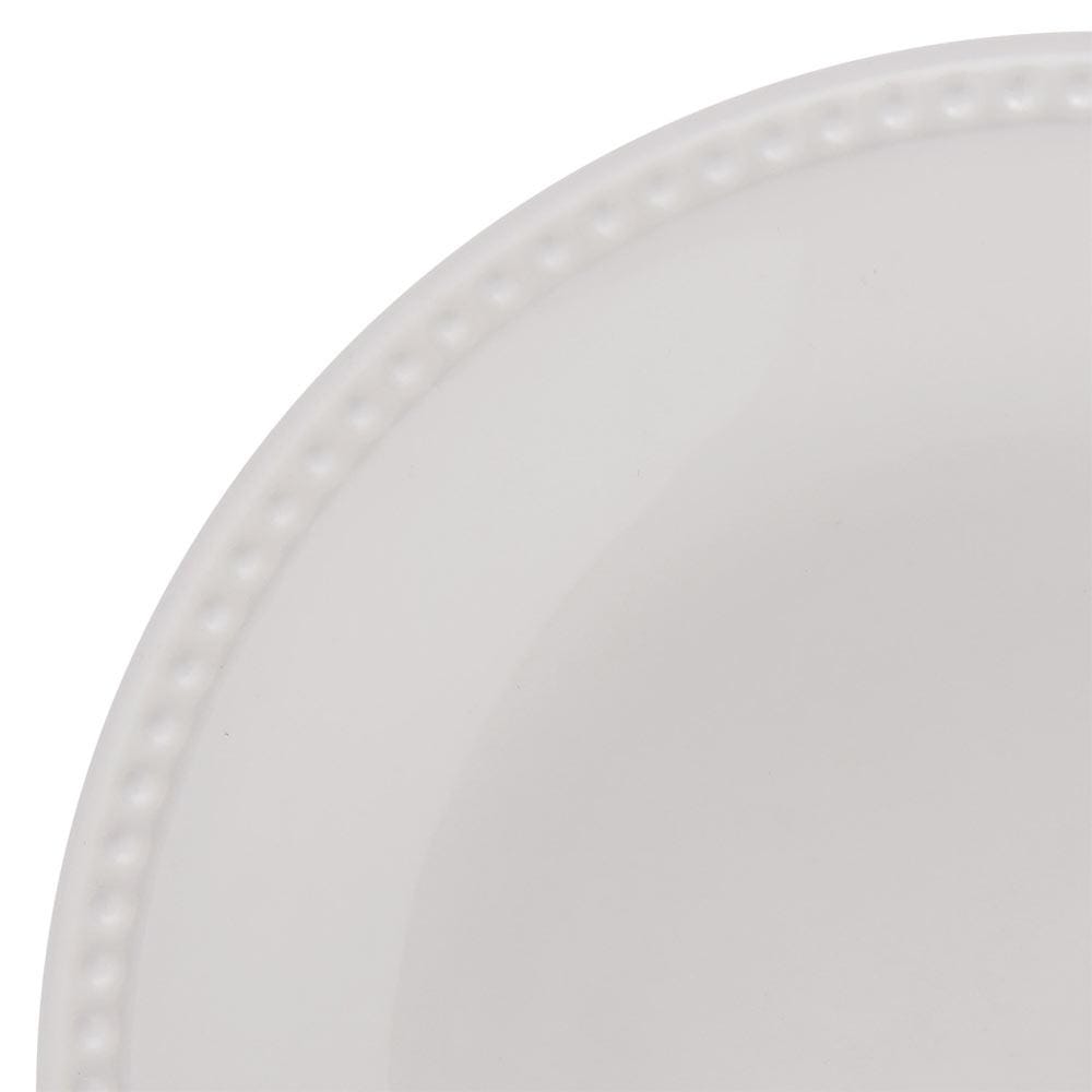 Loria 16-Piece Dinnerware Set with Pasta Bowls - Service for 4 People | Elegant Tableware for Family Dinners & Entertaining Guests