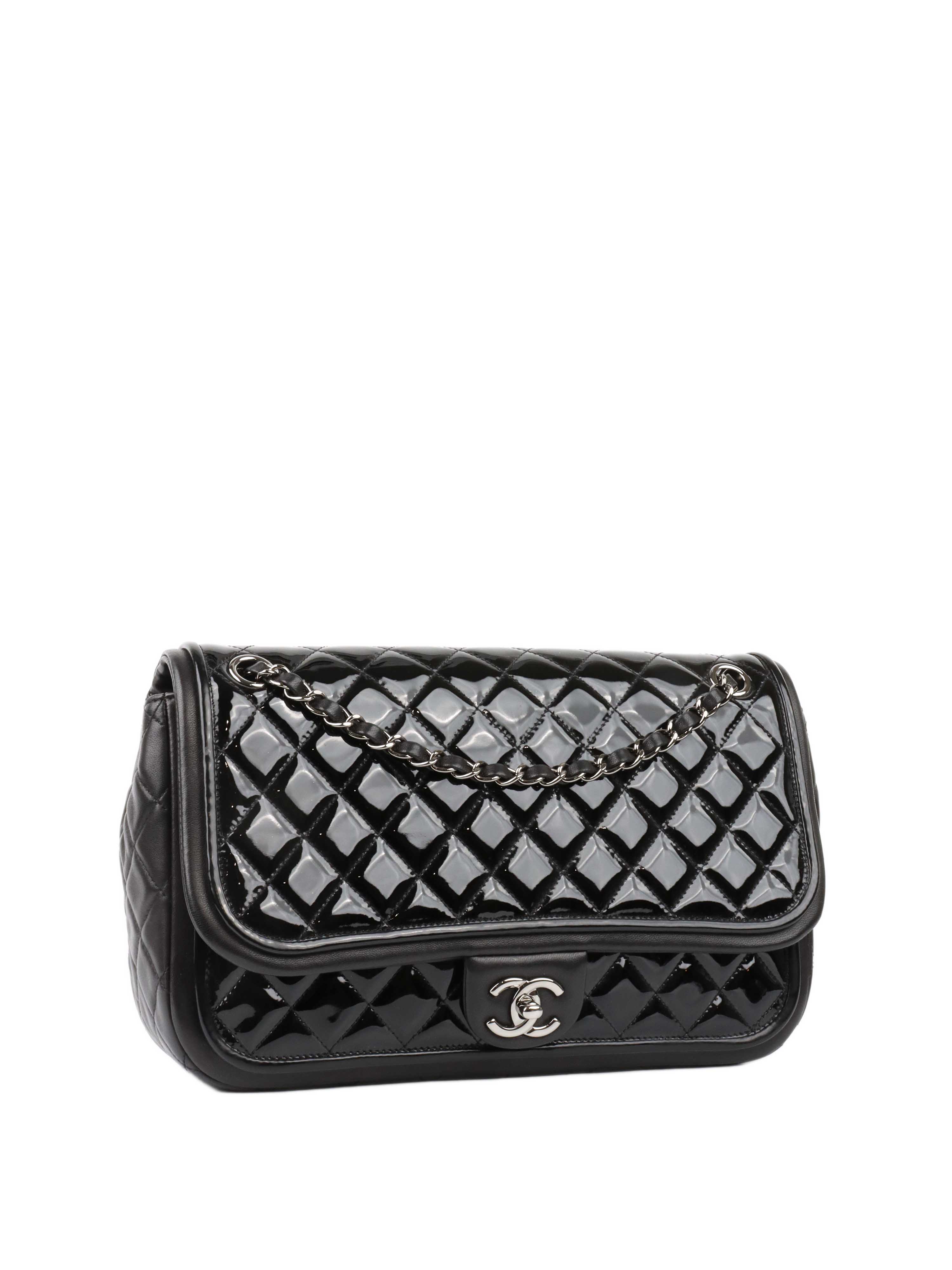 Chanel Patent Leather Classic Flap Bag - Luxury Designer Handbag for Women | Perfect for Evening Events, Parties & Special Occasions