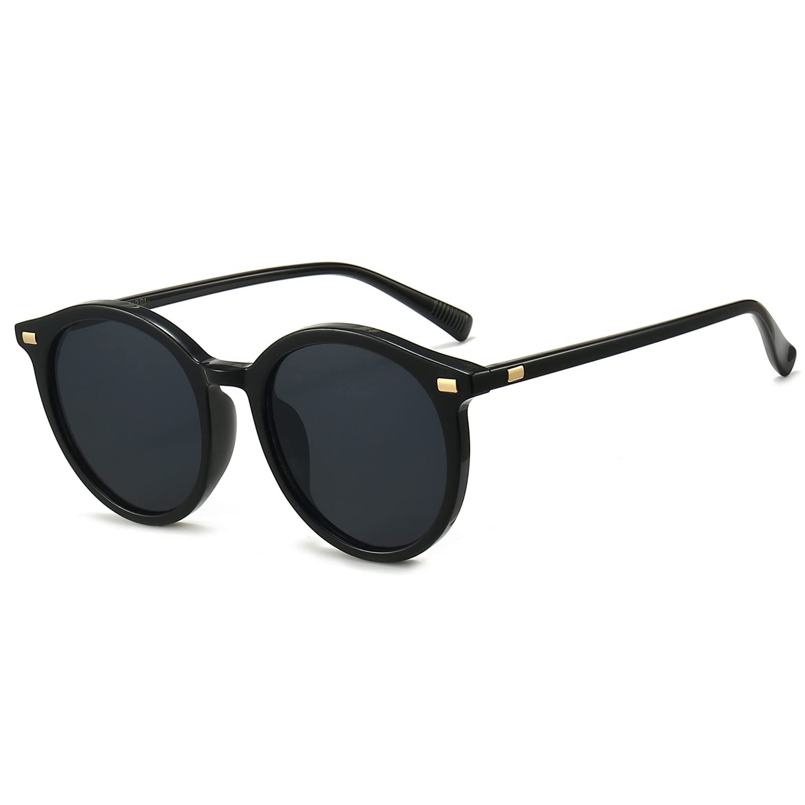 ANRRI Oversized Round Classic Polarized Sunglasses for Women & Men - Vintage Trendy Large Lightweight Frame UV400 Protection - Perfect for Driving, Beach, Outdoor Activities & Fashion Statement