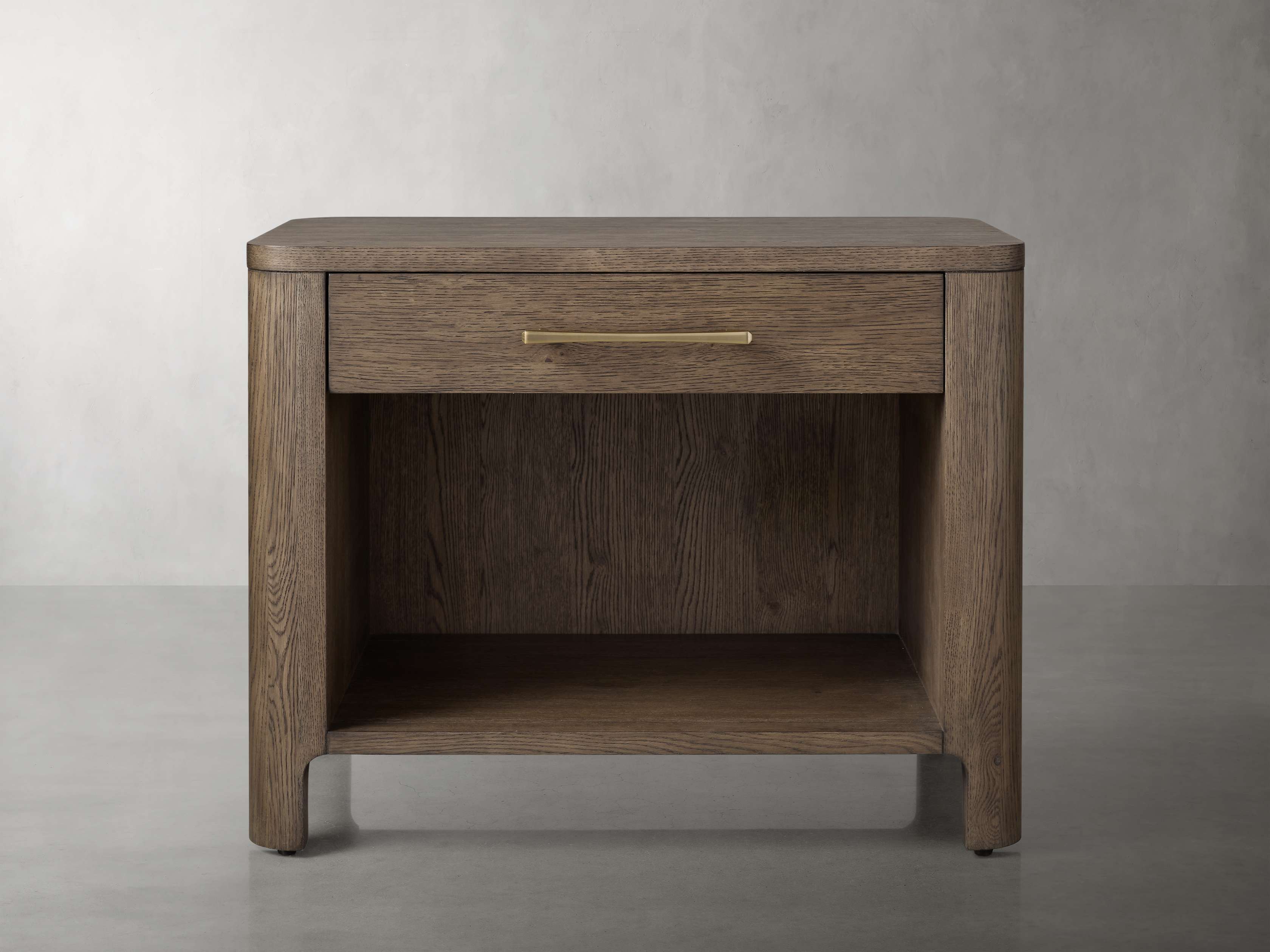 Calista Open Nightstand - Modern Bedside Table with Storage Shelf for Bedroom, Living Room, or Office - Stylish & Functional Home Decor Furniture