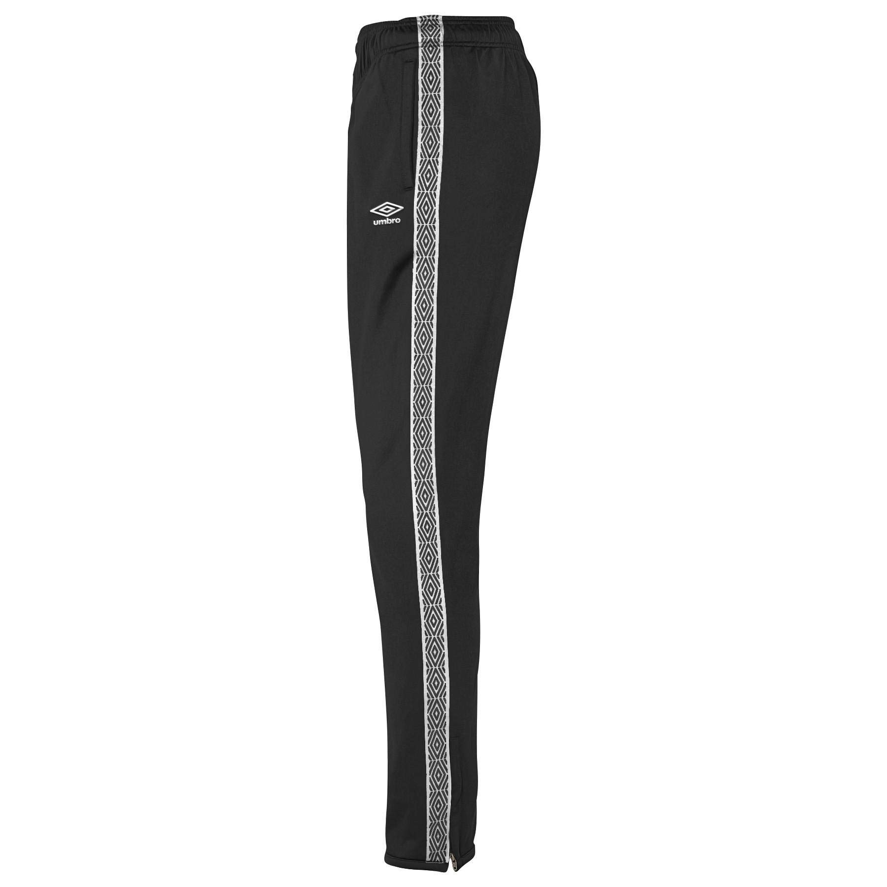 Umbro Women's Track Pants - Black Beauty/White XS | Comfortable Athletic Joggers for Running, Yoga & Casual Wear