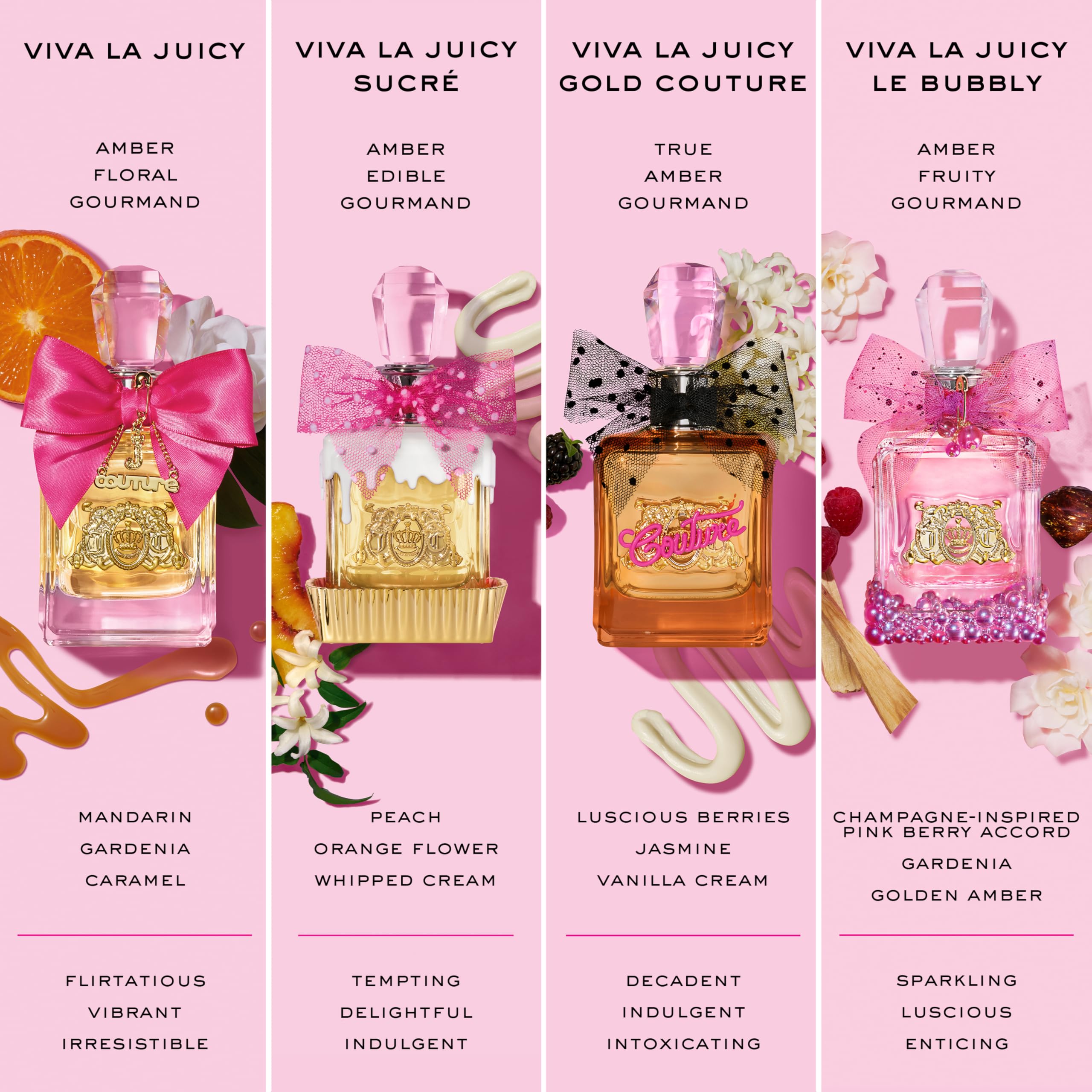 Juicy Couture Viva La Juicy Gold Eau De Parfum for Women - Fruity Floral Fragrance with Berry, Jasmine & Vanilla Notes | Long-Lasting EDP Spray | Perfect for Date Night, Office & Special Occasions