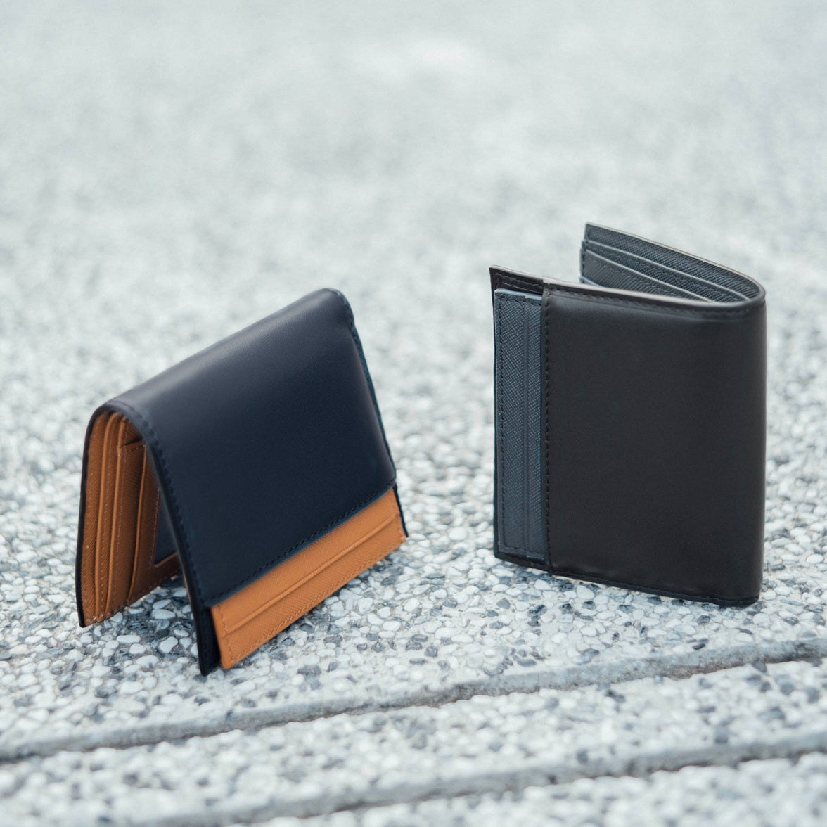 Warren Vertical RFID Leather Wallet with Detachable Card Holder - Slim Bifold Wallet for Men, Perfect for Travel & Everyday Use