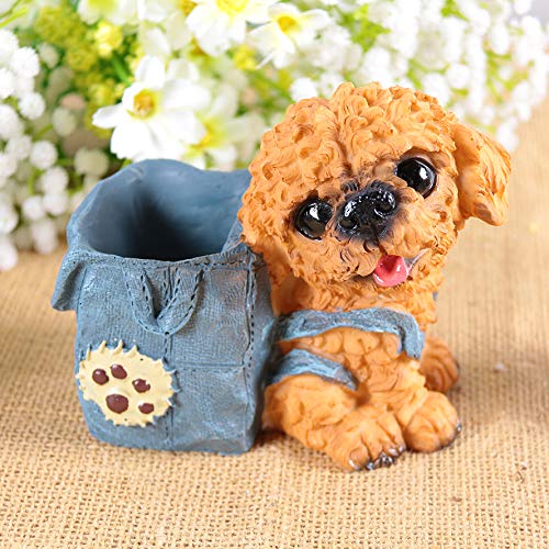 Poodle Dog Pencil Holder - Cute Pet-Themed Pen Cup & Desk Organizer for Office, School, or Home Decor | Perfect Gift for Dog Lovers