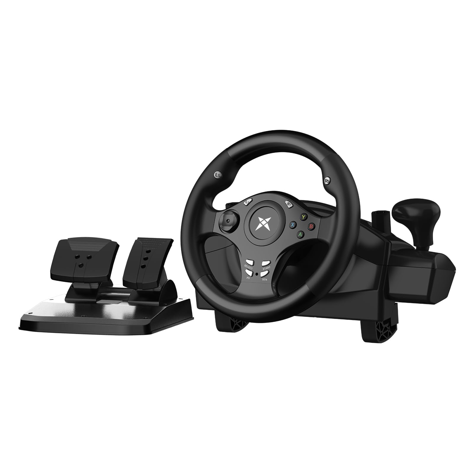 NBCP 270° Gaming Steering Wheel with Vibration Feedback - Compatible with Xbox, PS4, PC, Android | Racing Wheel & Pedals Set for Xbox Series X/S, XBOX ONE, 360, PS3 | Perfect for Simulation Racing & Gaming Enthusiasts